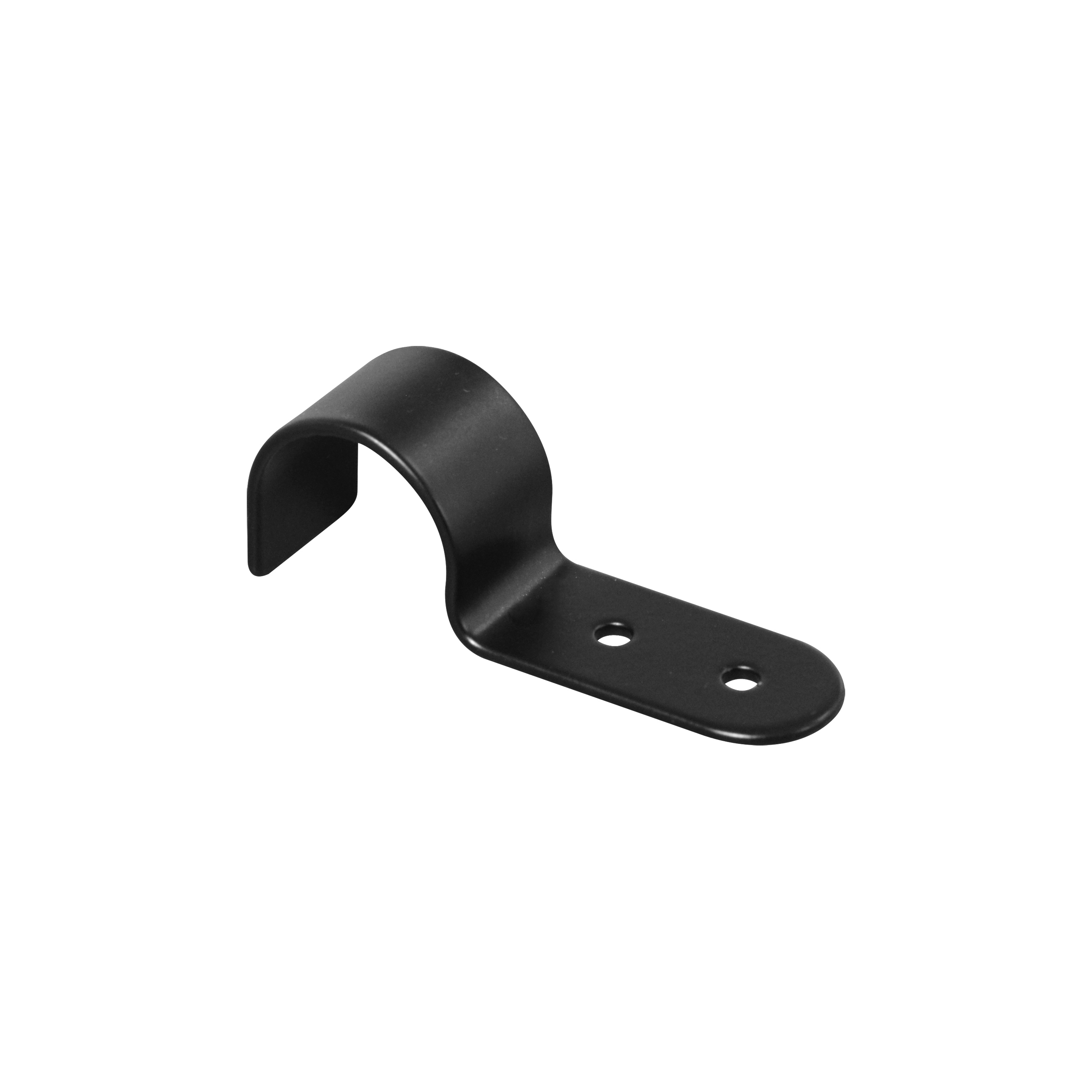 Uchwyt poziomy do drążka do szafy Tris Black czarny śr. 25 mm Q25