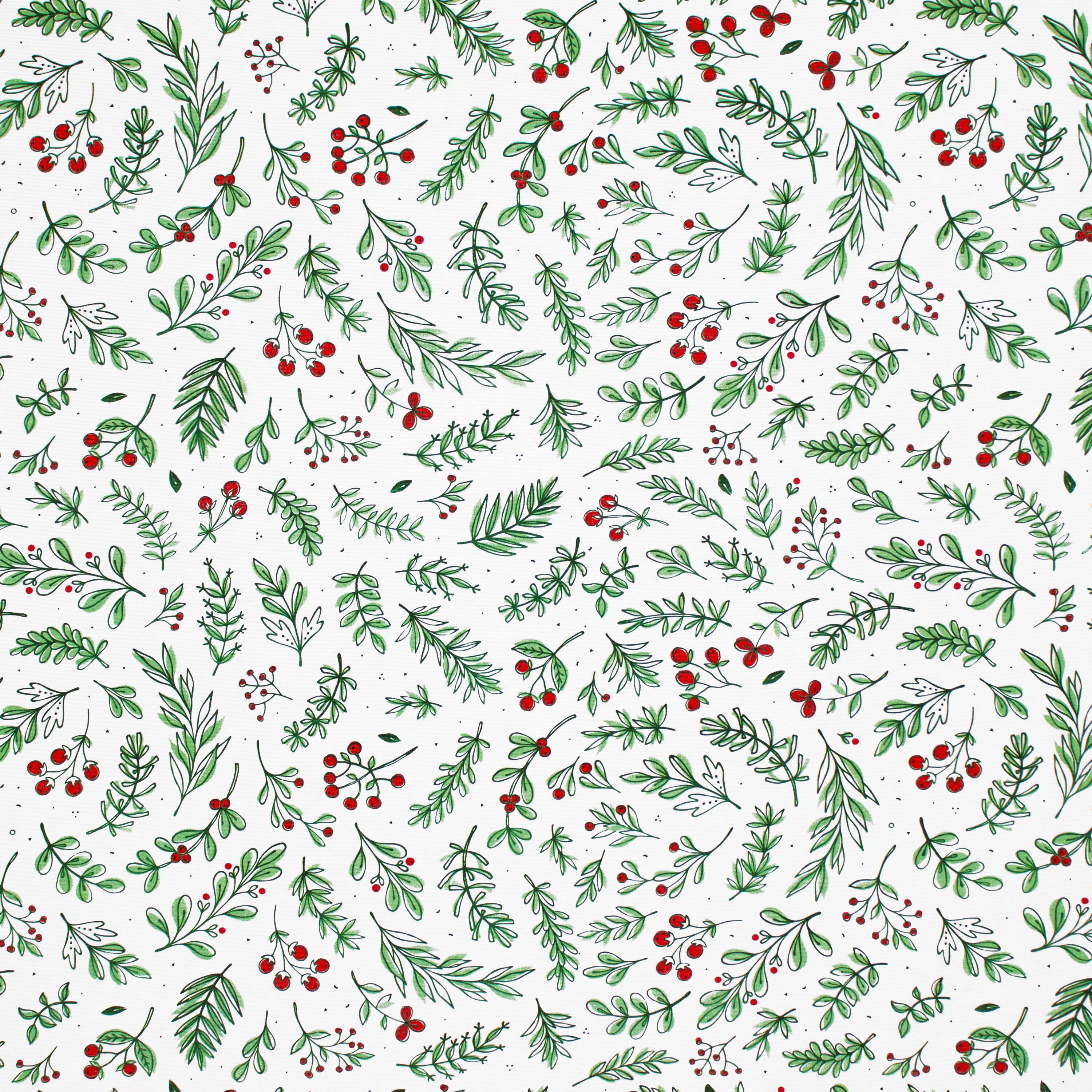 Tkanina na mb świąteczna Christmas Frosty Merry szer. 140 cm