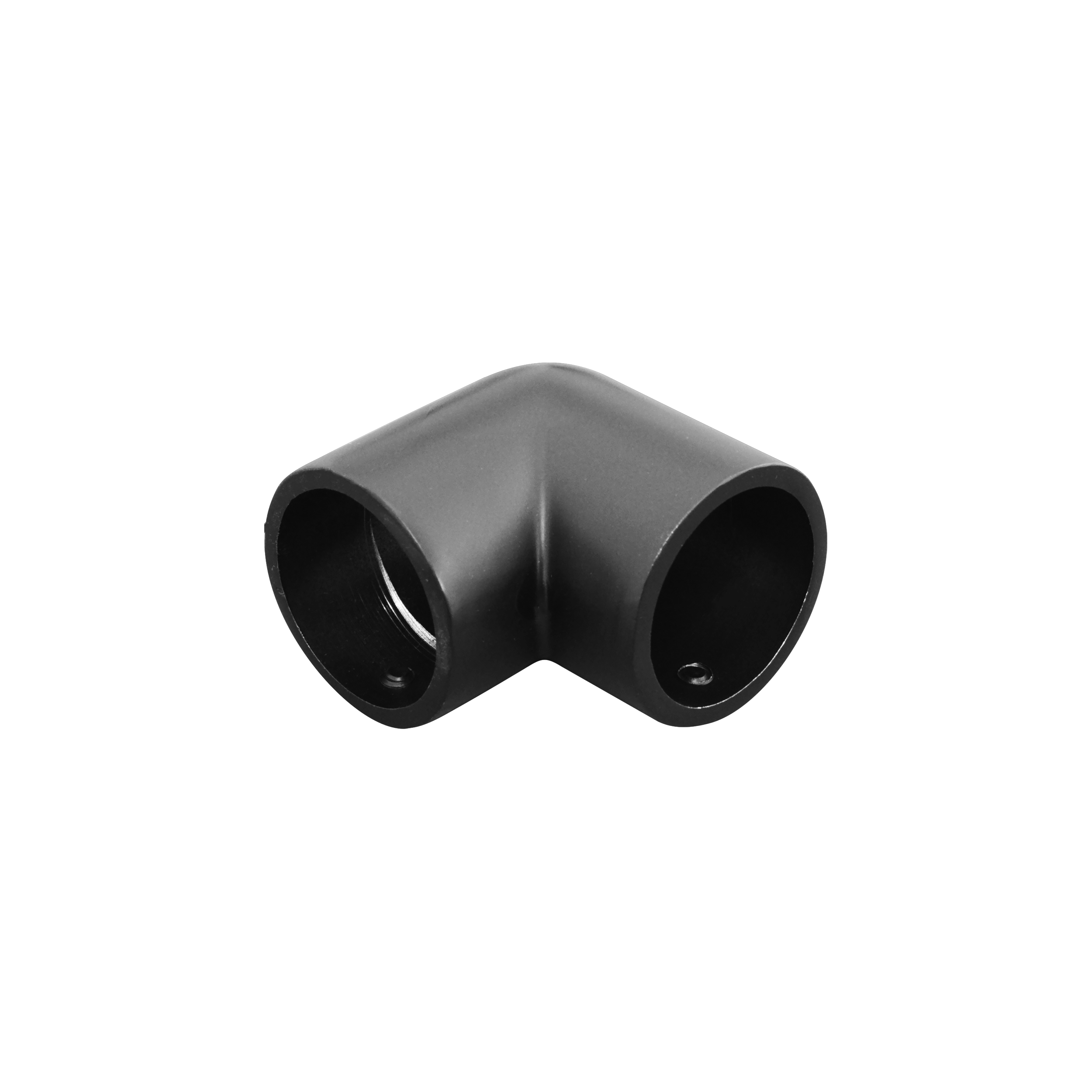 Narożnik 90 stopni do drążka szafy Tris Black śr. 25 mm czarny Q25