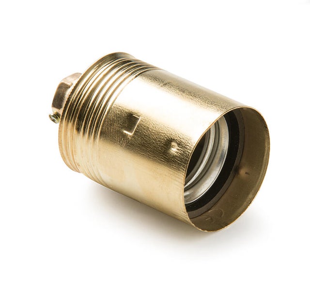 Casquillo recto e-27 latón FAMATEL