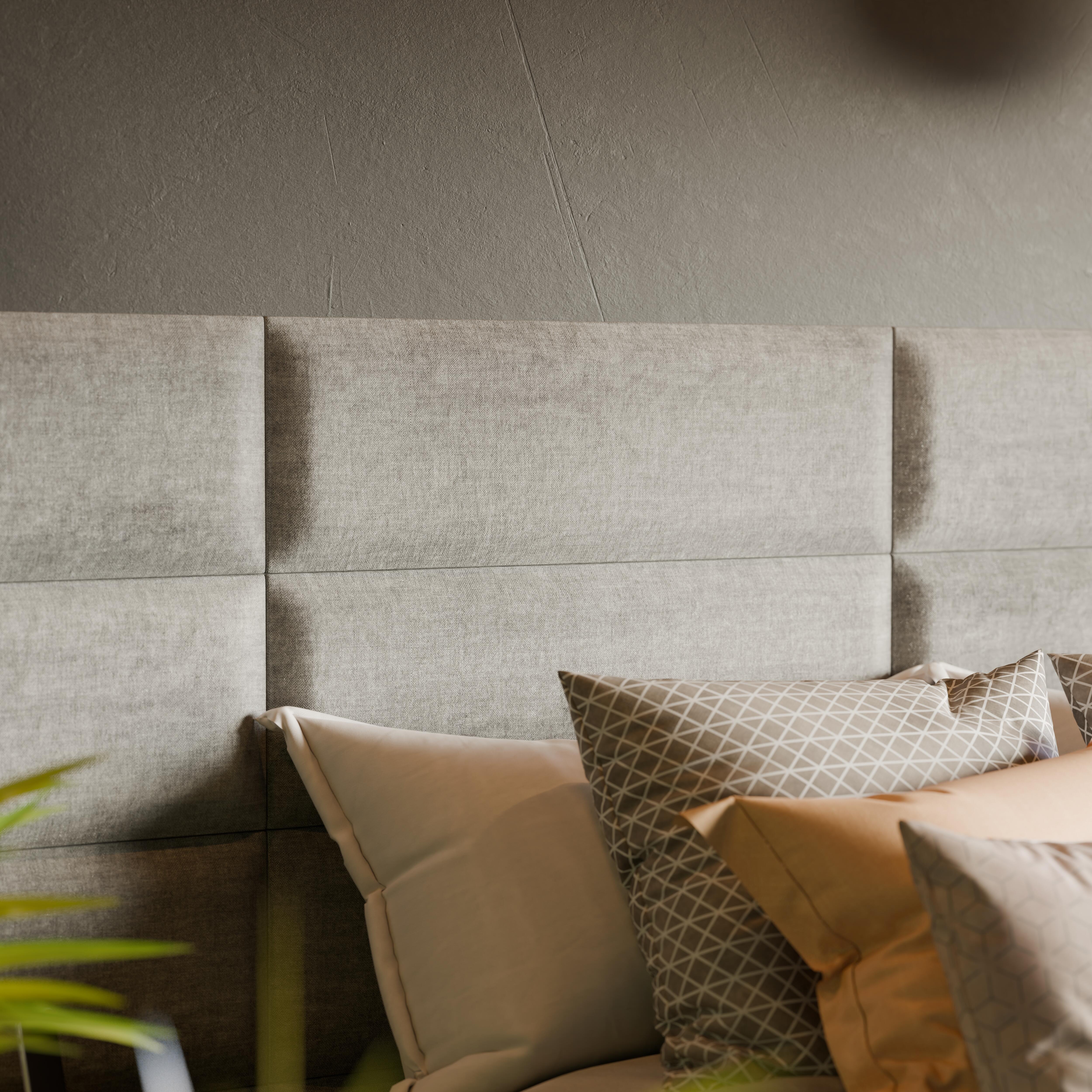 Panele ścienne tapicerowane prostokąt 60x30 cm Silver 14 - 2