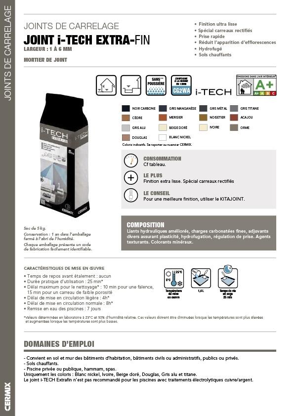 Joint I Tech extra fin Gris Alu 5kg CERMIX - 3