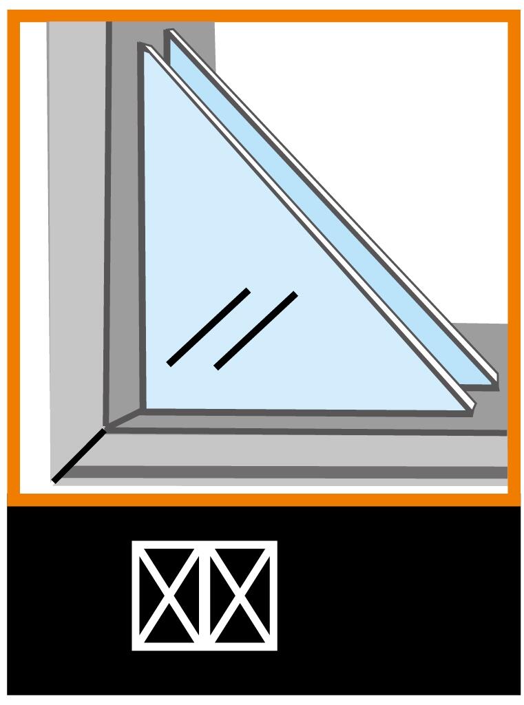 Porte d'entrée acier grise poussant gauche H.215 x l.90 cm Bloomy - 6