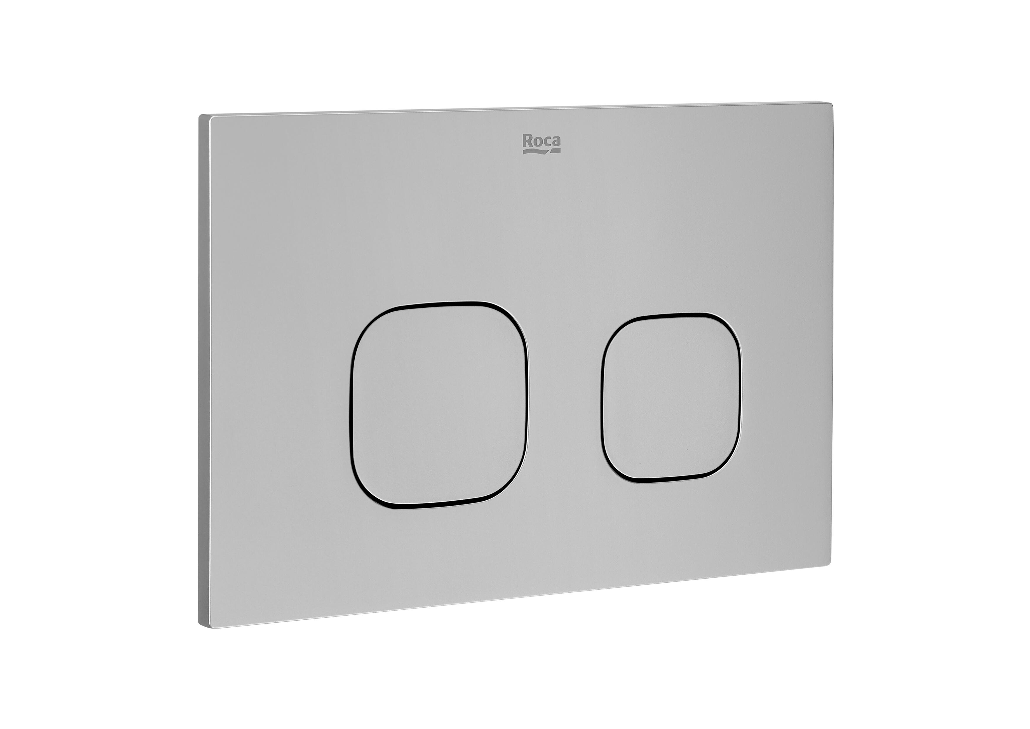 Pack sanita suspenso branco Cassandra com estrutura e placa cromado Roca One AC3 - 7