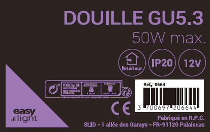 Douille GU5.3 - 2