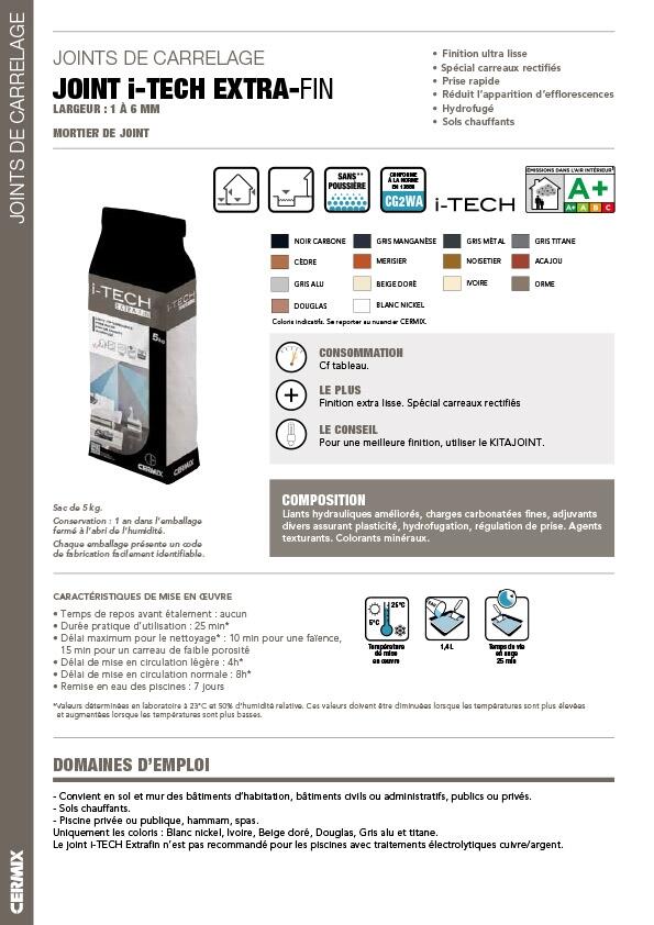 Joint I Tech extra fin Gris Alu 5kg CERMIX - 2