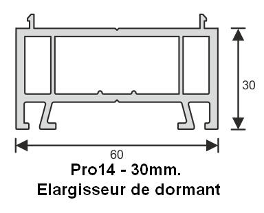 Élargisseur pour porte d'entrée PVC - 2
