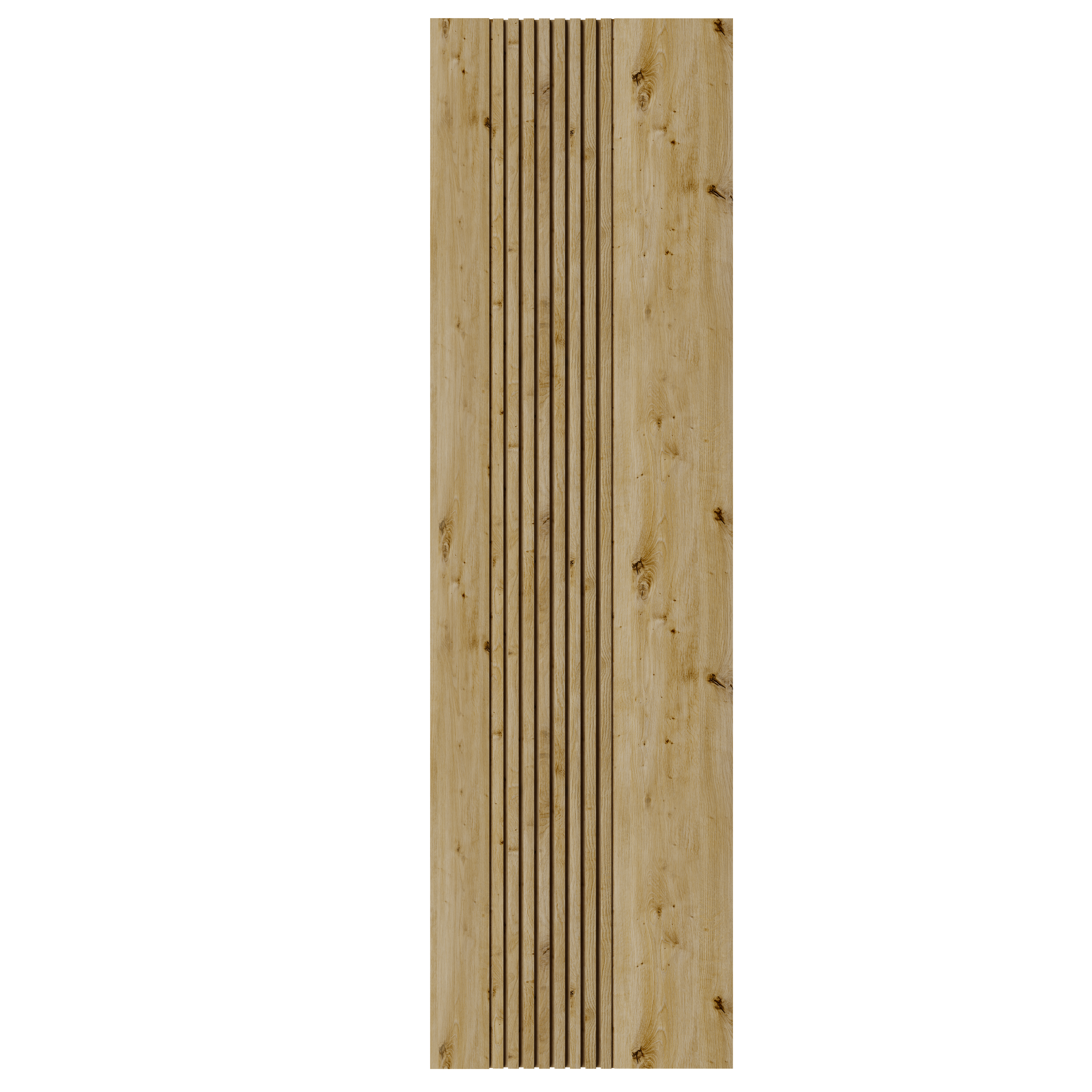 Panele ścienne modułowe pełne 265x30 cm Dąb Artizan HDF 8 lameli - 6