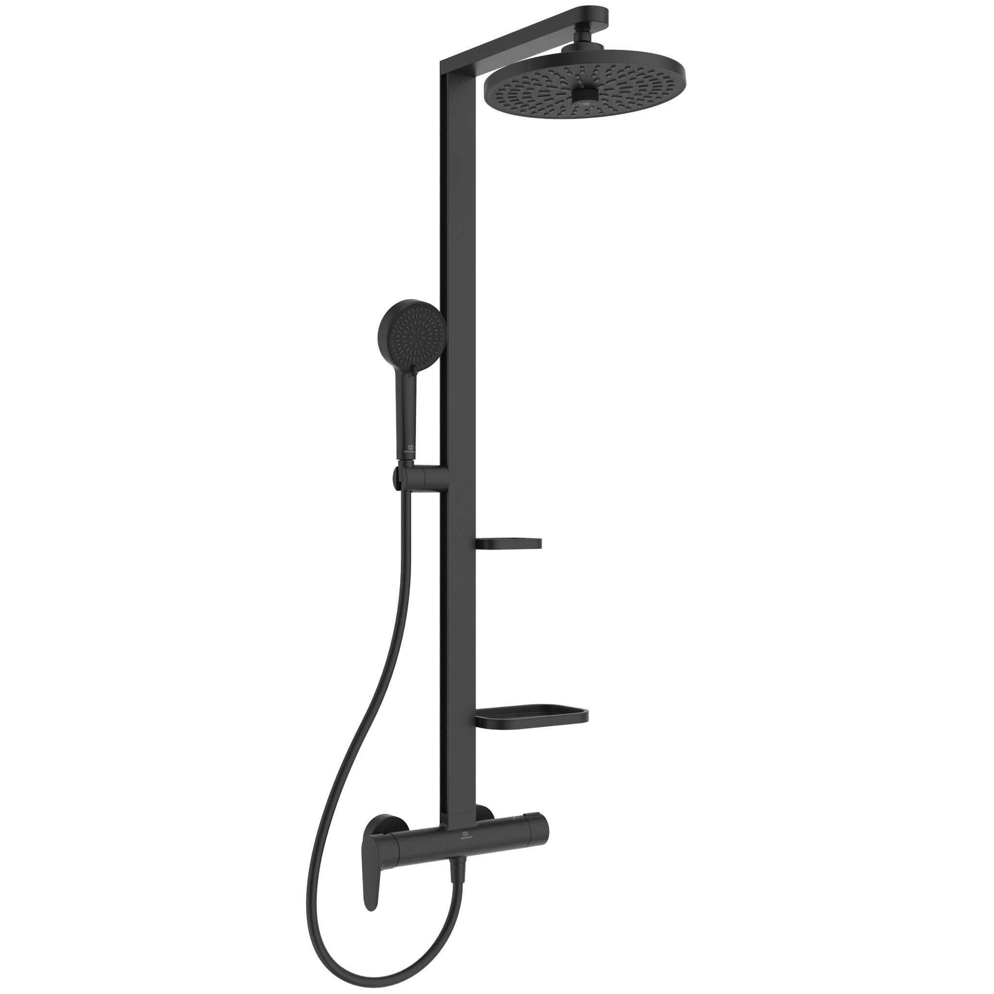 Columna de ducha monomando ideal standard alu+ negro