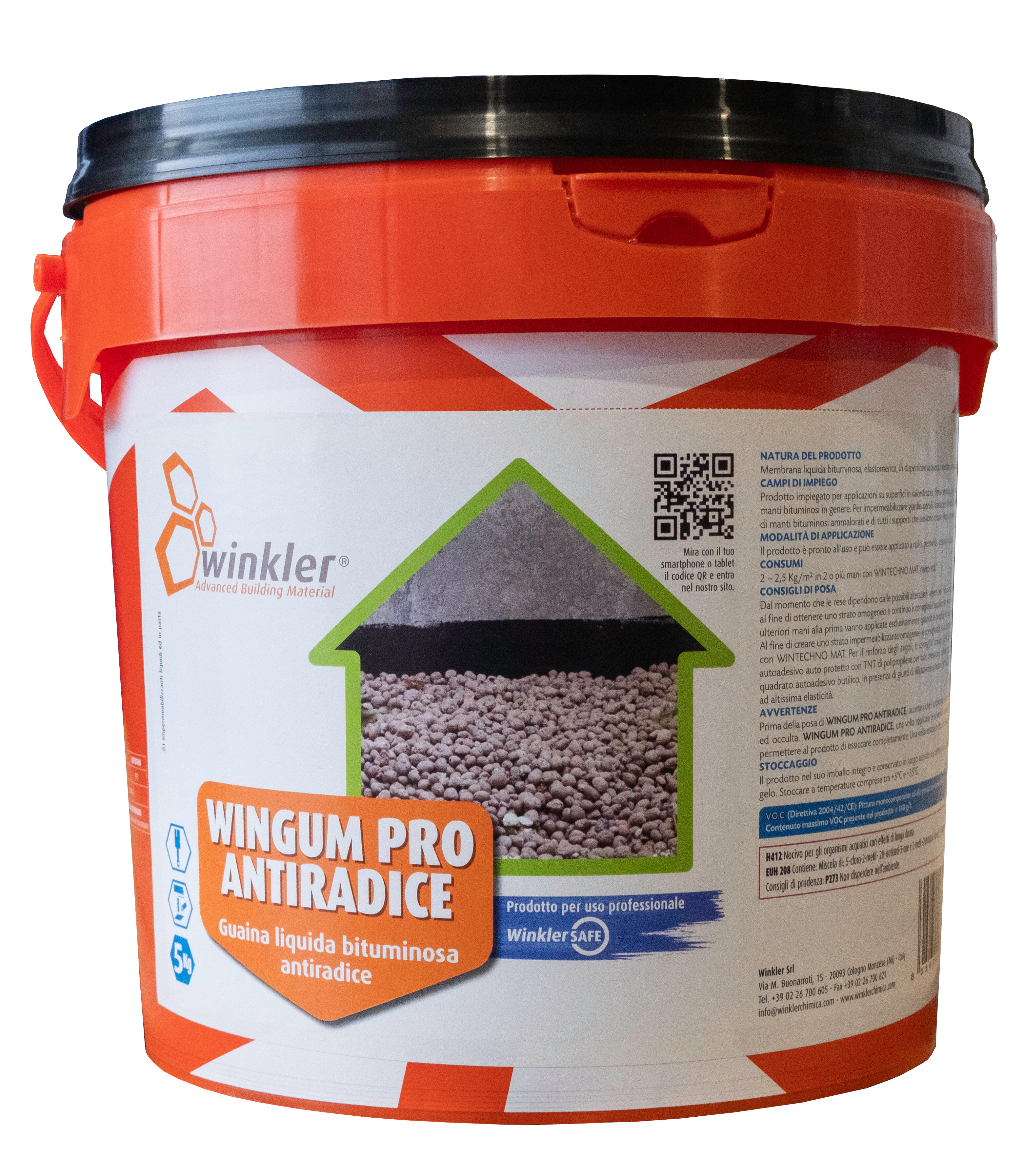 Membrana liquida WINGUM pro teck antiradice marrone 5 kg | Leroy Merlin
