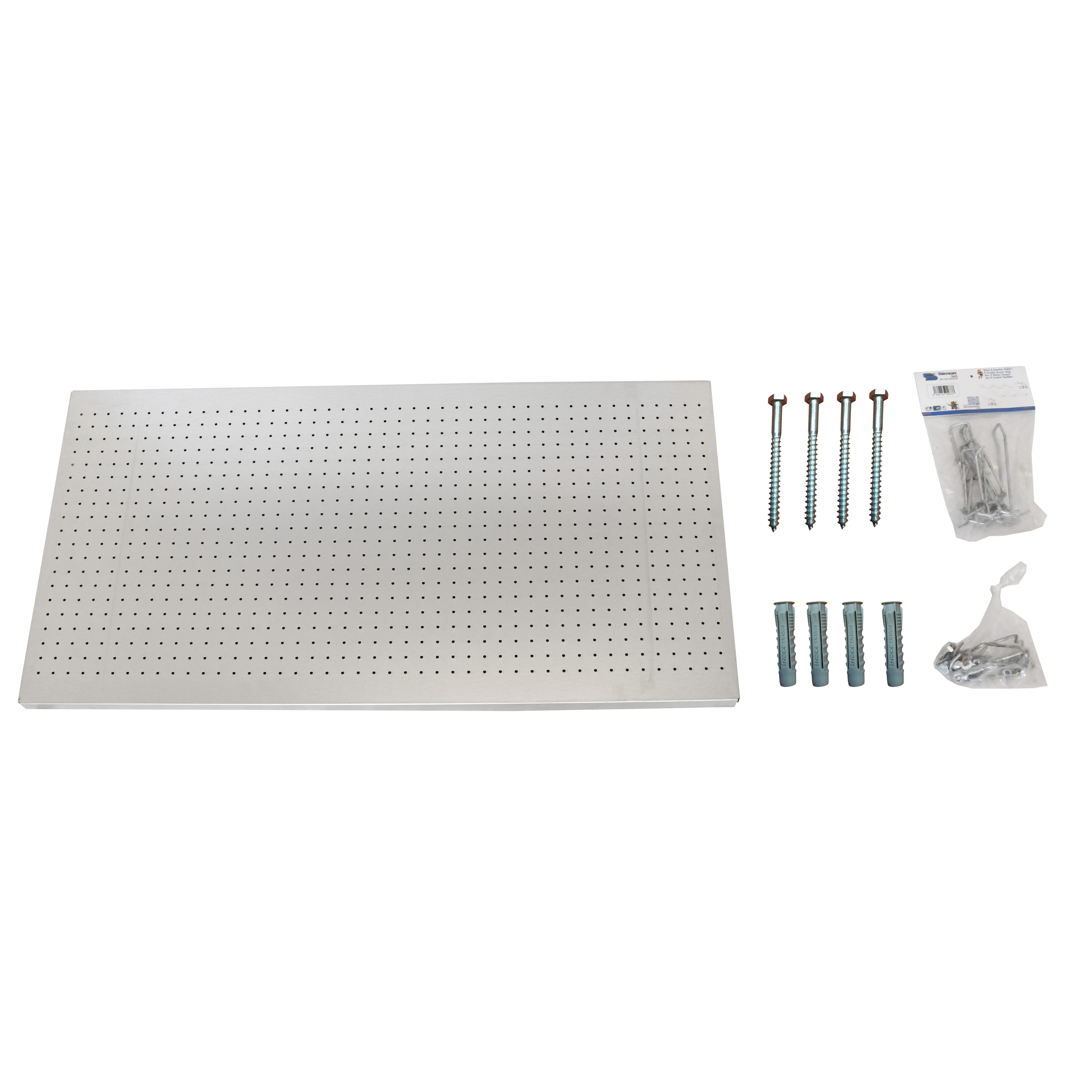 Panel de herramientas 90x40 cm galvanizado + accesorios | Leroy Merlin