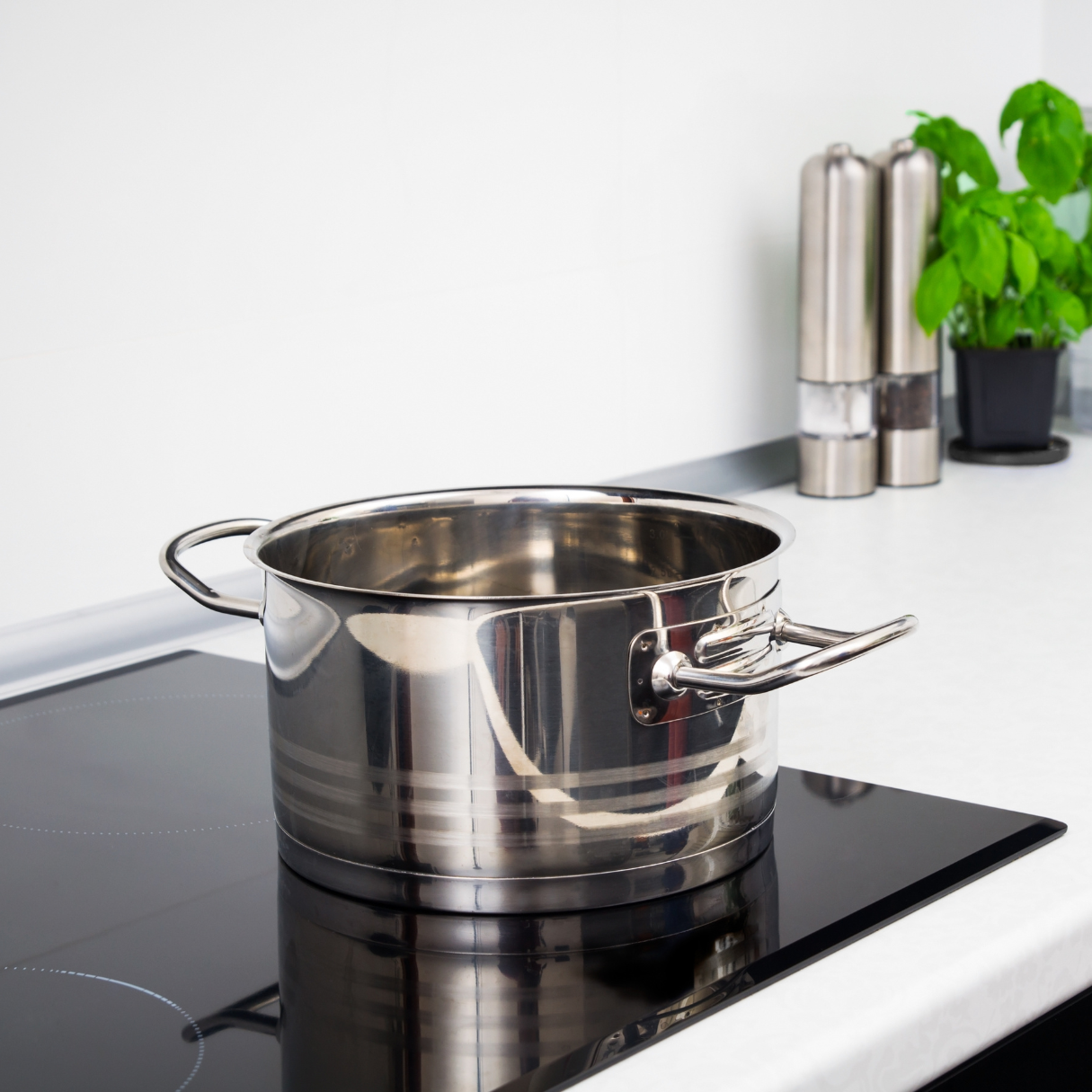 Teesa Cook Expert - Set Pentole Con Manico Staccabile In Acciaio Inox 18/10 Per Tutti I Piani Cottura