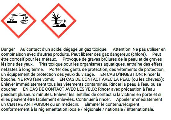 Déboucheur pro pour canalisation de WC industriel sans acide, 1L, BEVIL