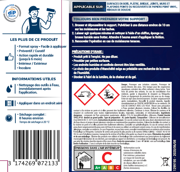 Traitement anti-moisissures 0,5 L - RIPOLIN - 6