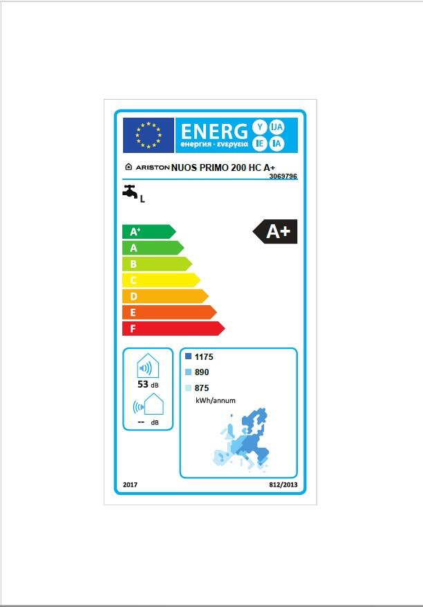 Chauffe-eau thermodynamique 200L vertical  - ARISTON Nuos primo HC - 3