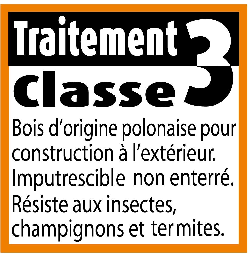 Panneau pin L.180 x H.180 cm cadre : 30 x 45 mm - 3