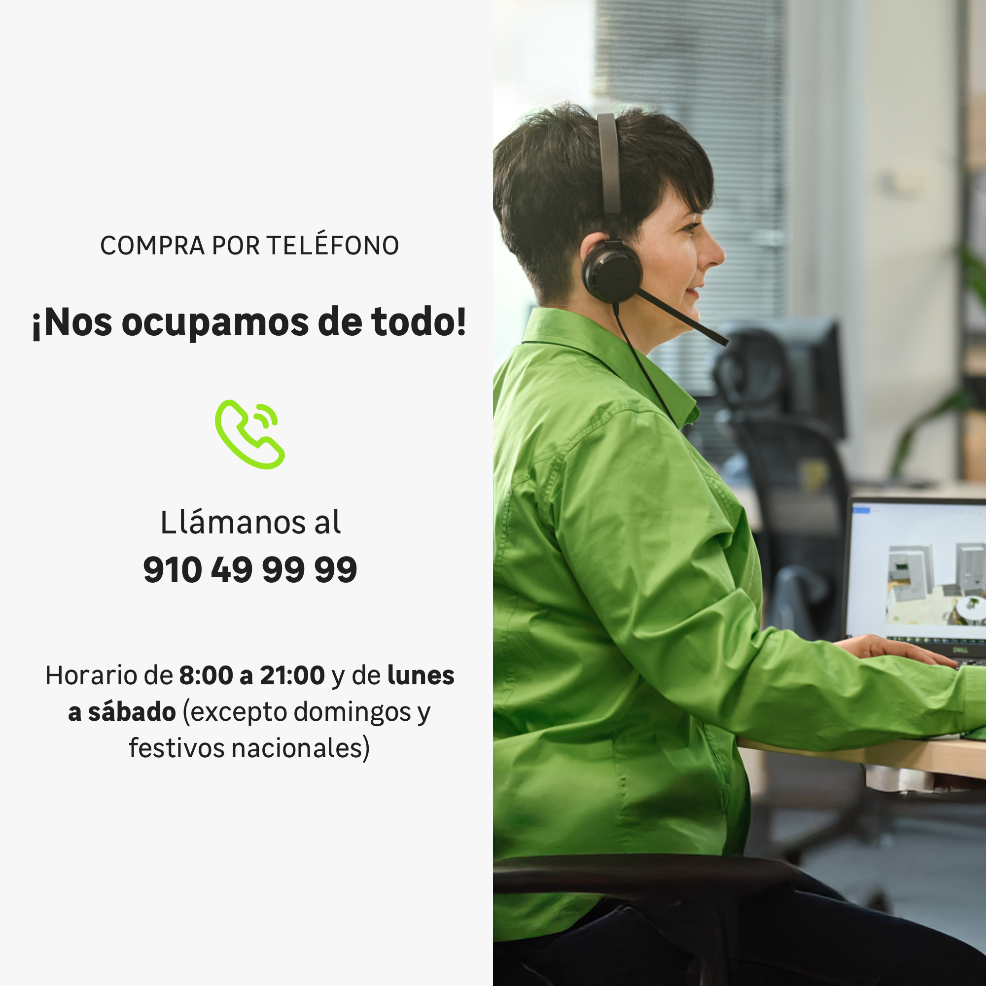 ¡Llámanos y olvídate de las preocupaciones!  - 6