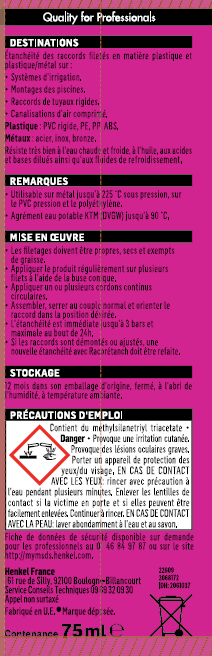 Tangit racorétanch plastique tube 75ml - 3