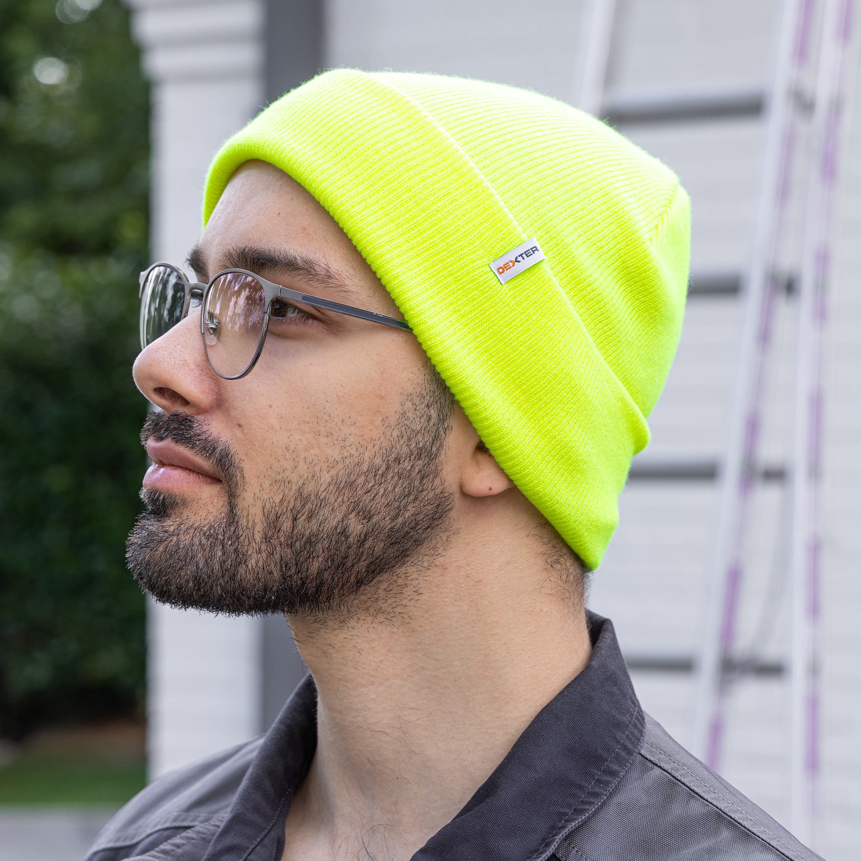 Gorro acrílico universal tamanho único amarelo fluorescente Dexter - 3