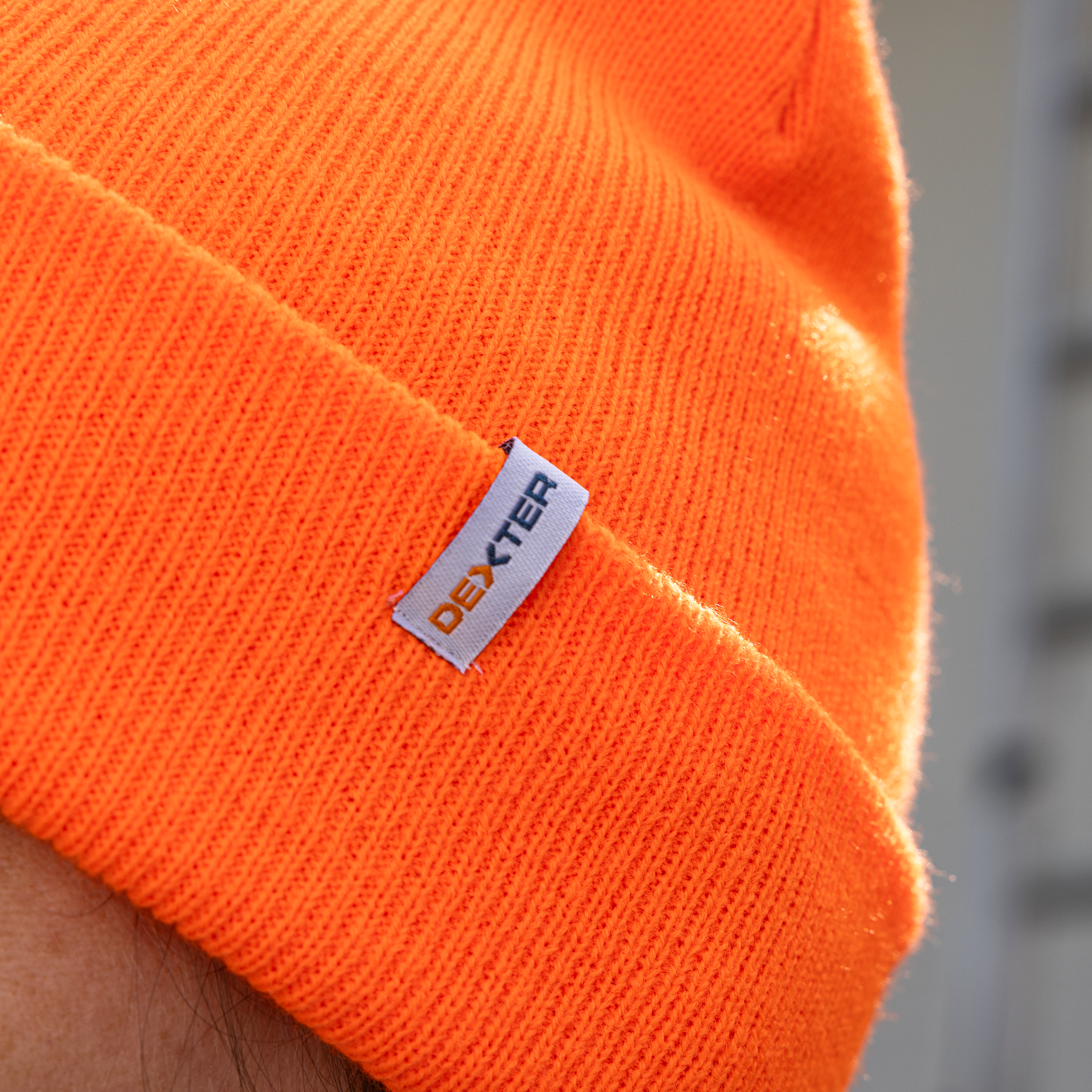 Czapka robocza zimowa Fluo pomarańczowa Dexter - 4