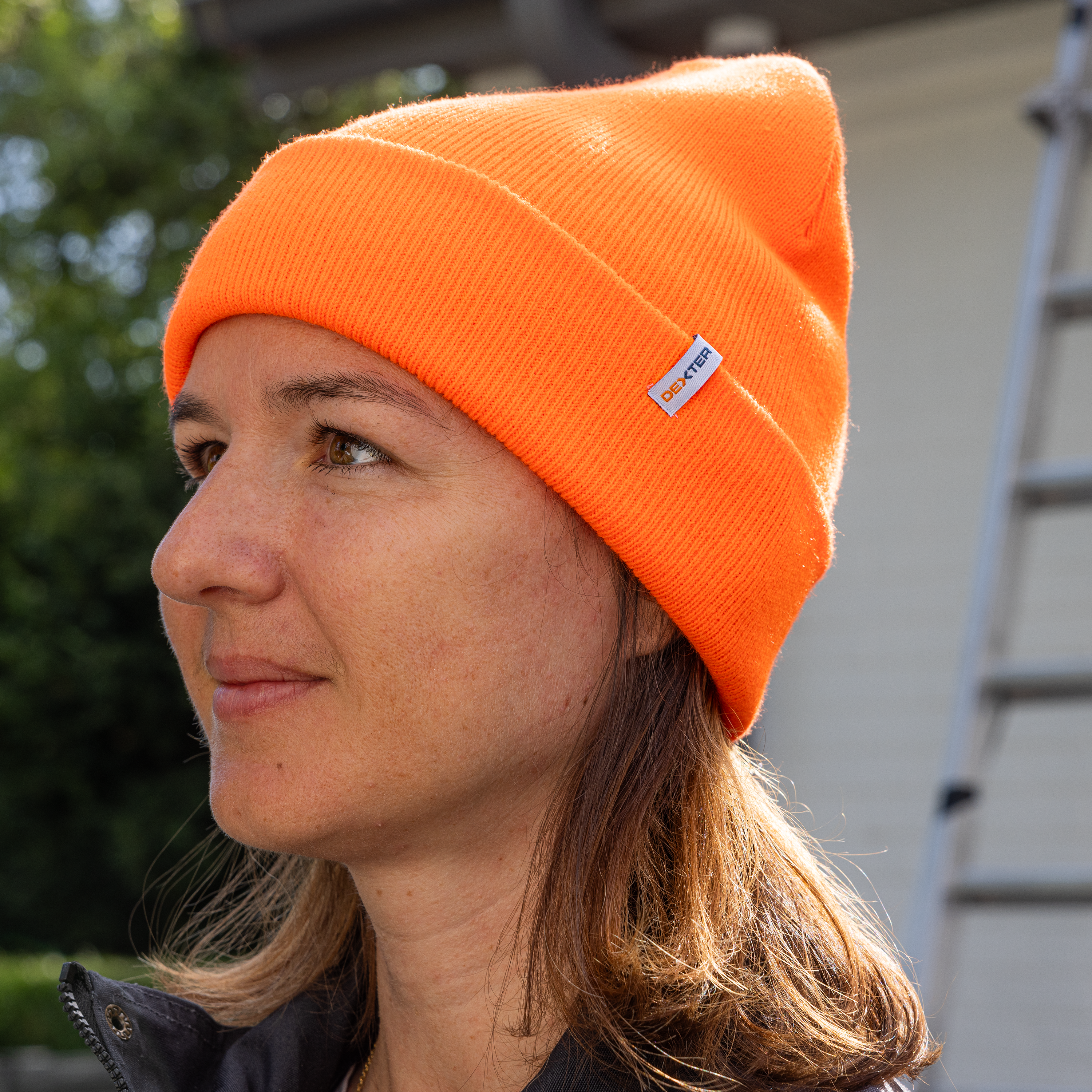 Gorro acrílico universal tamanho único laranja fluorescente Dexter - 3
