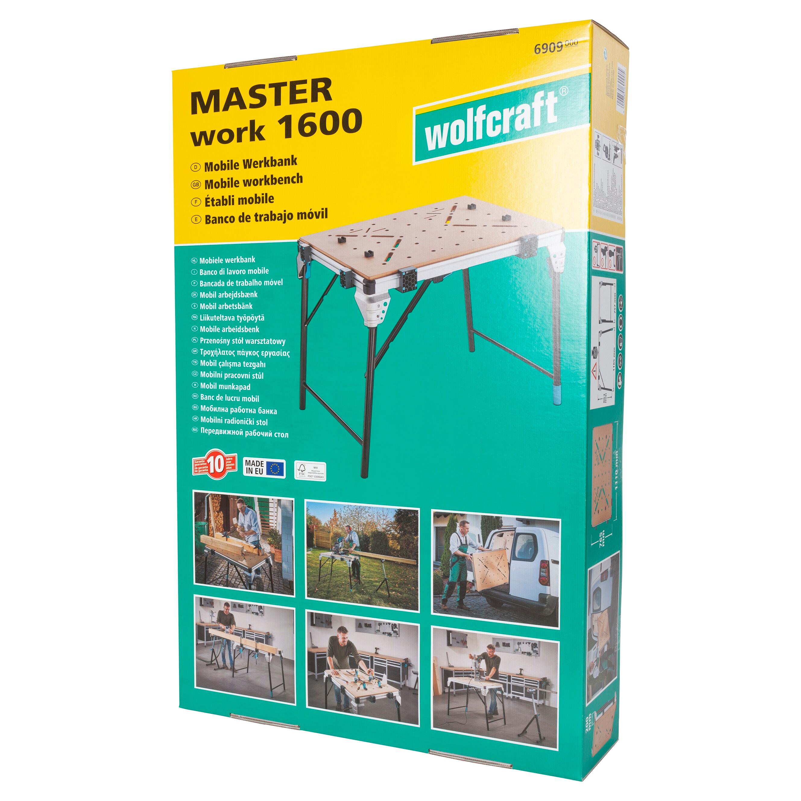 Etabli pliant Master work 1600 - WOLFCRAFT - 13