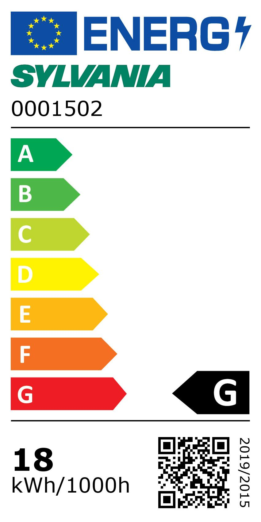 Tube T8 LUXLINE PLUS 18W 865 590MM G13 6500K - SYLVANIA - 3