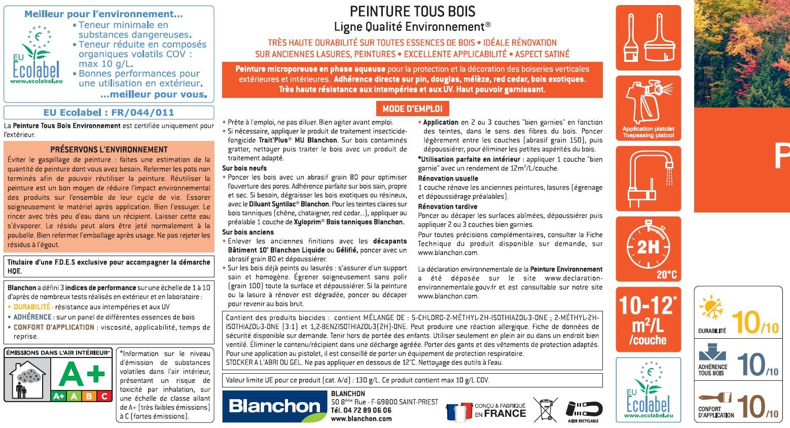 Peinture de rénovation multi-support cuisine & bain gris clair 0,5 L - BLANCHON - 2