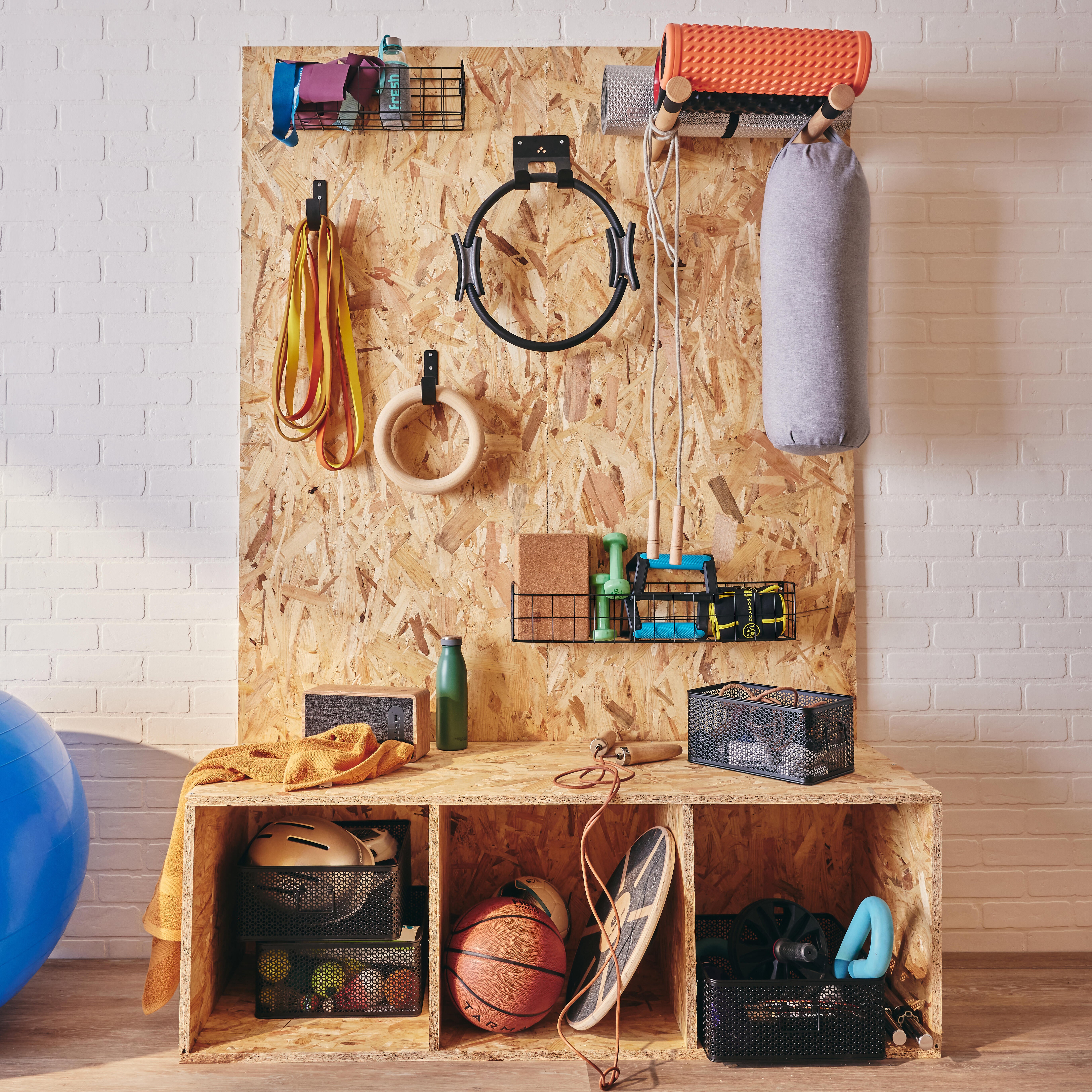 Panier BOX & BEYOND acier noir H.15 x l.31 x P.31 cm - 4