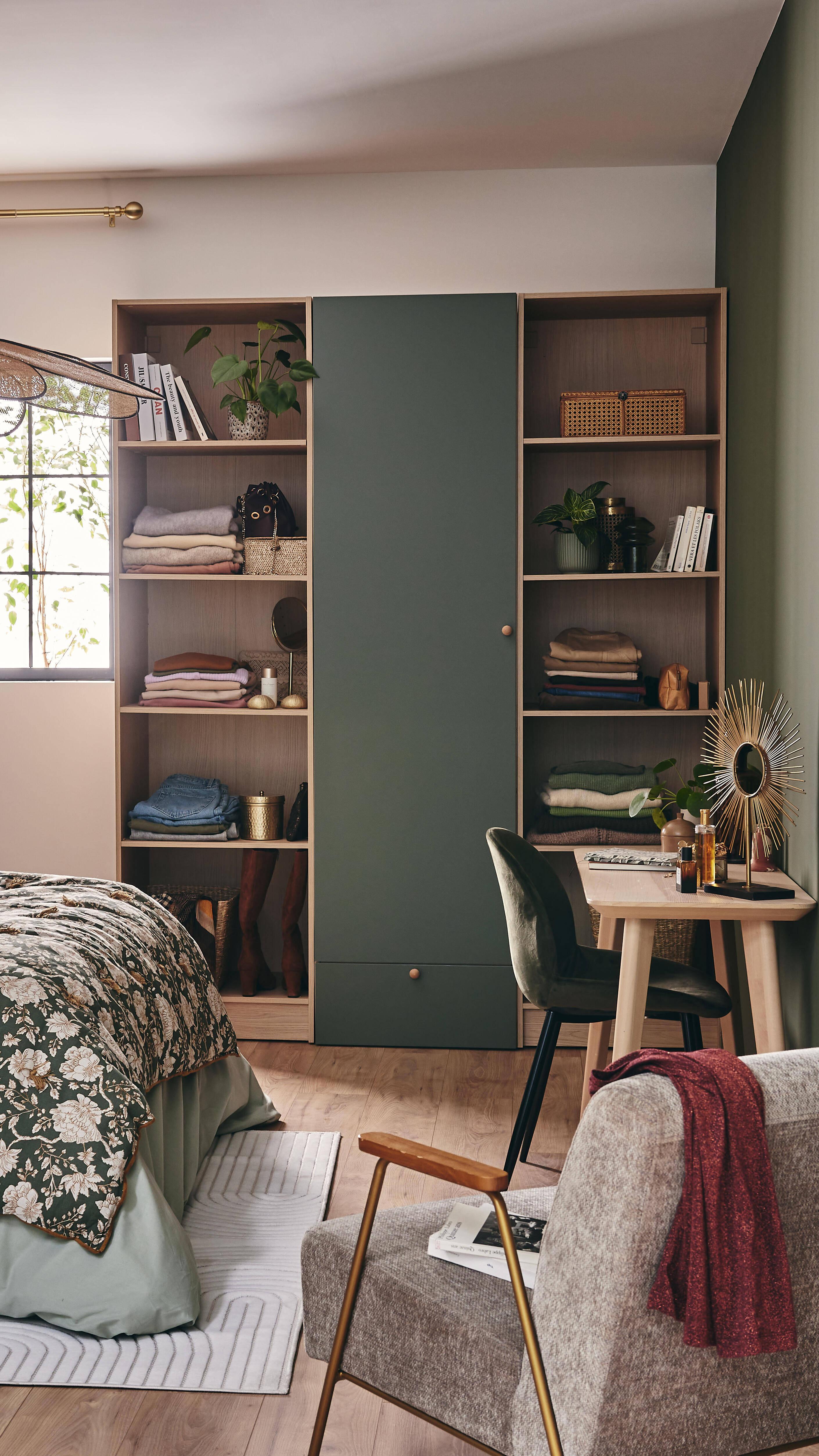 Módulo 230,4x60x54 cm carvalho Spaceo Evo'M - 3