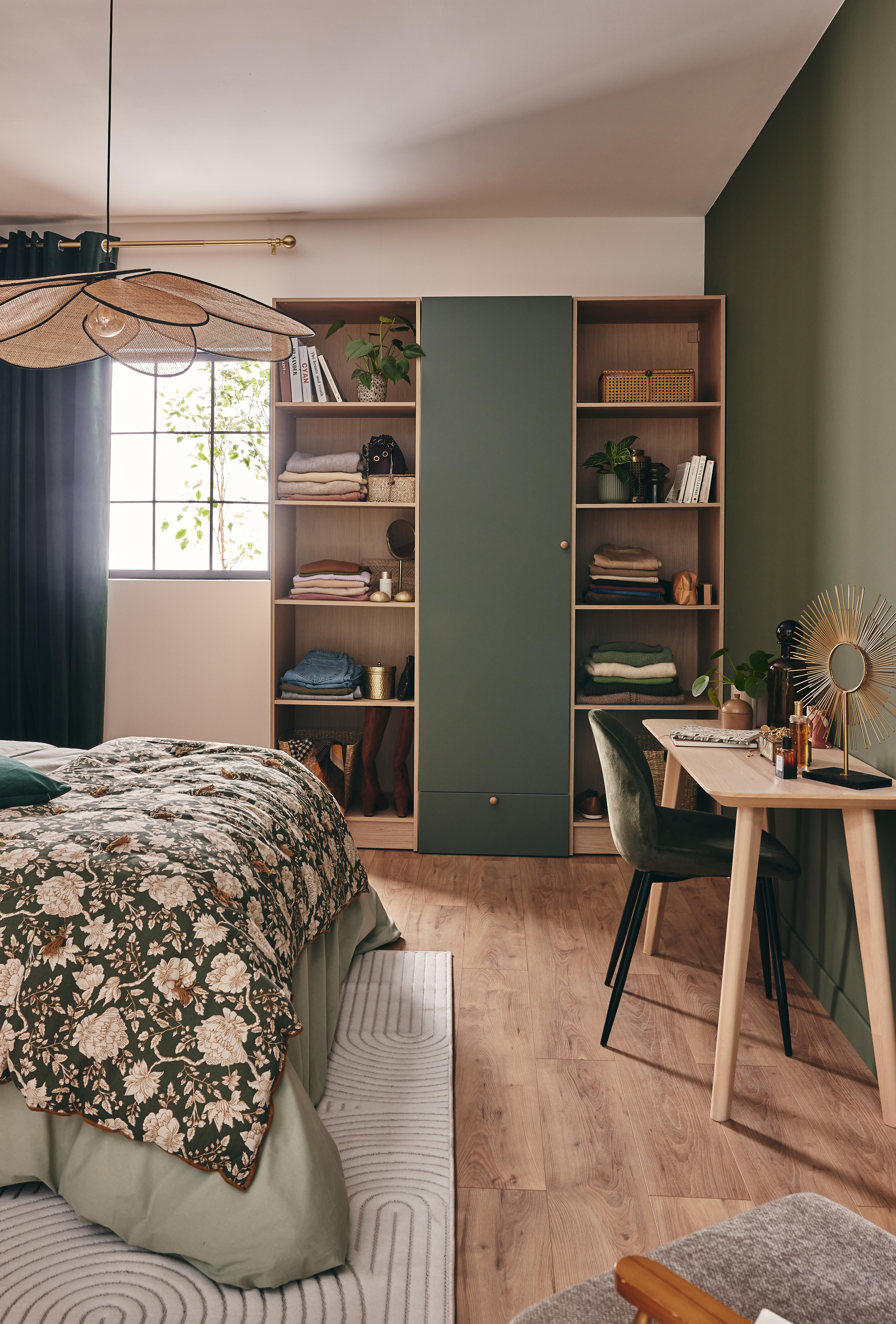 Peinture mur, boiserie vert ombelle velours LIBÉRON 163 faubourg 2.5L - 4