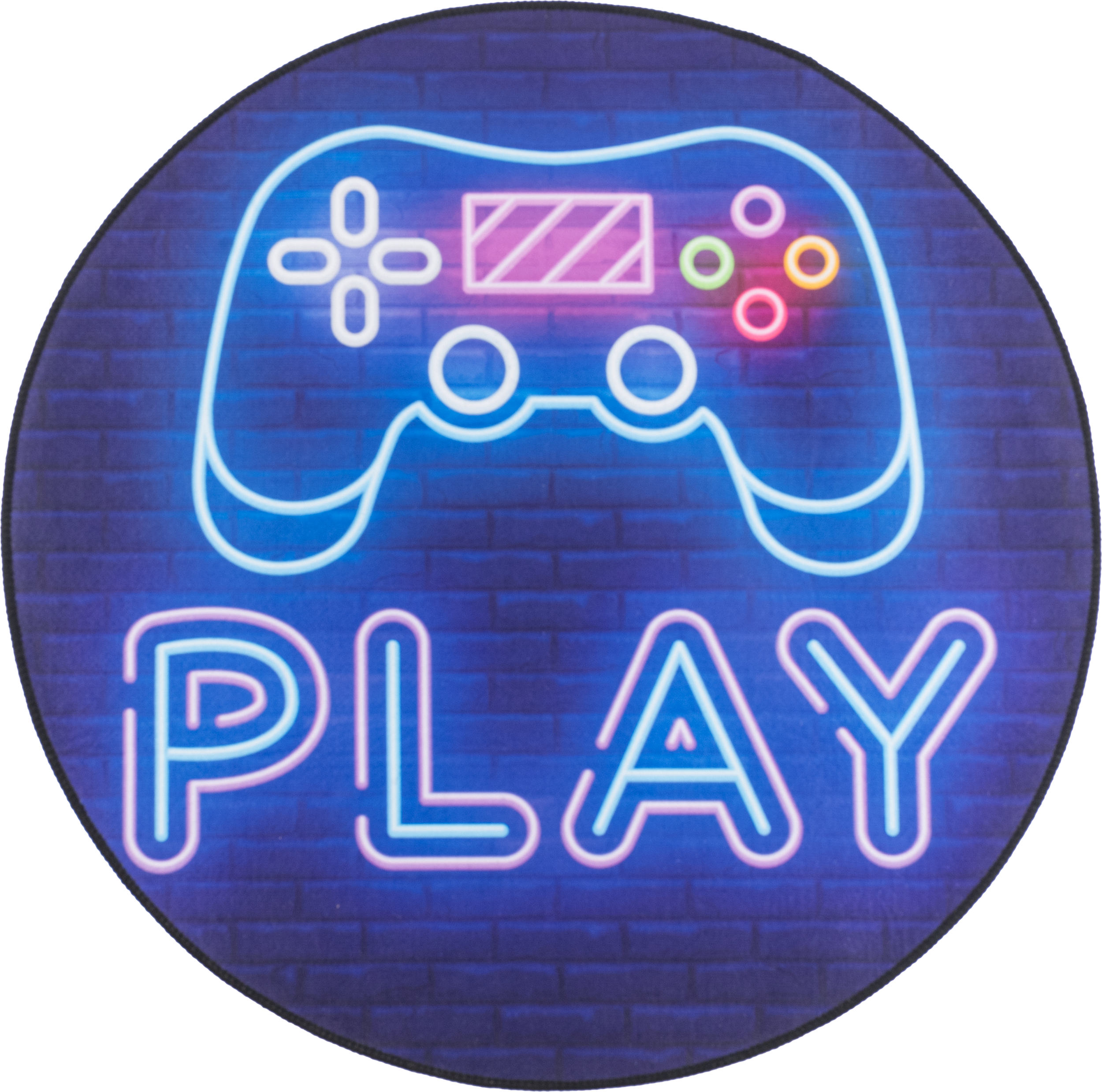 Dywan dzięcięcy okrągły Print 3D Play śr. 80 cm