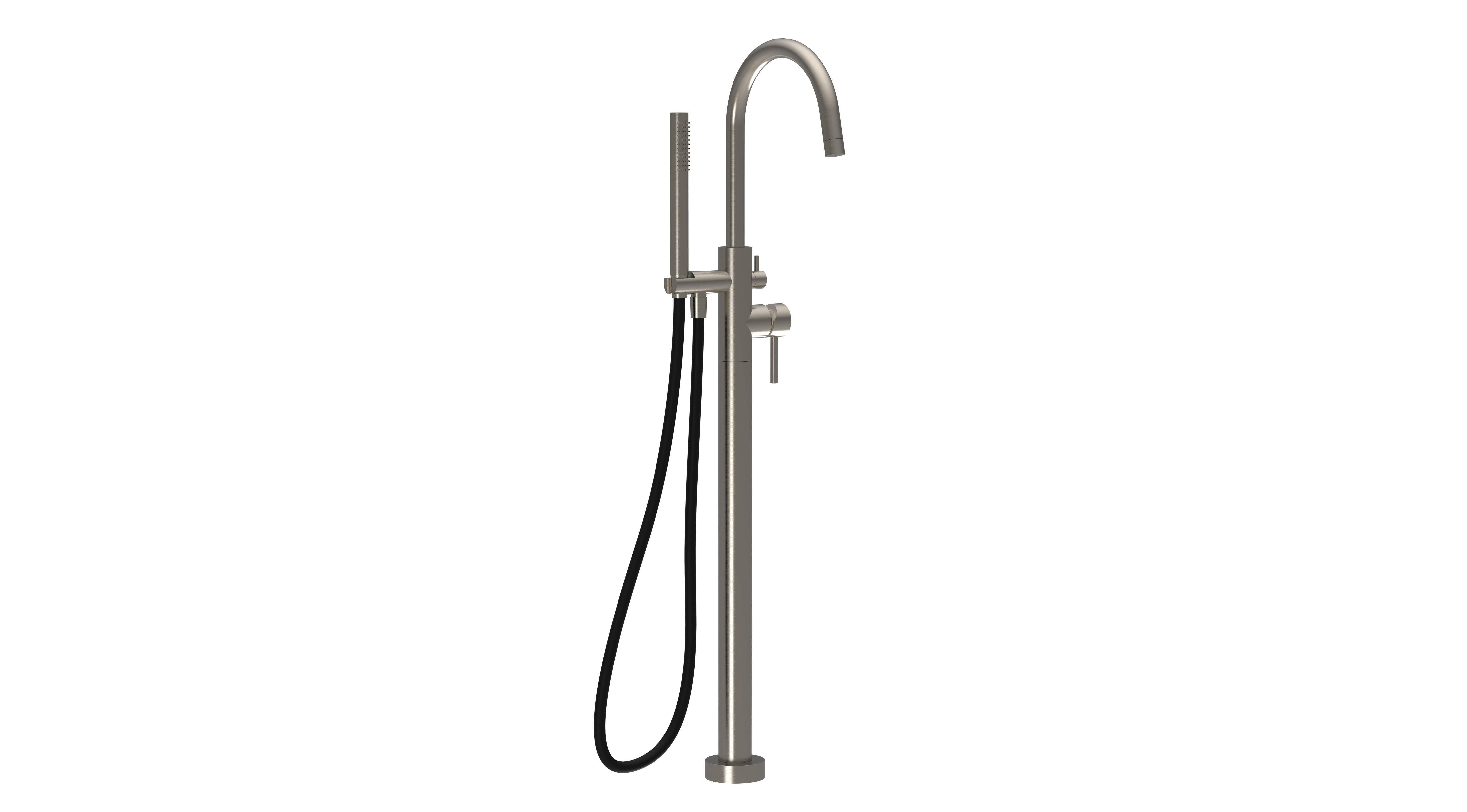 Grifo bañera maier inox gris