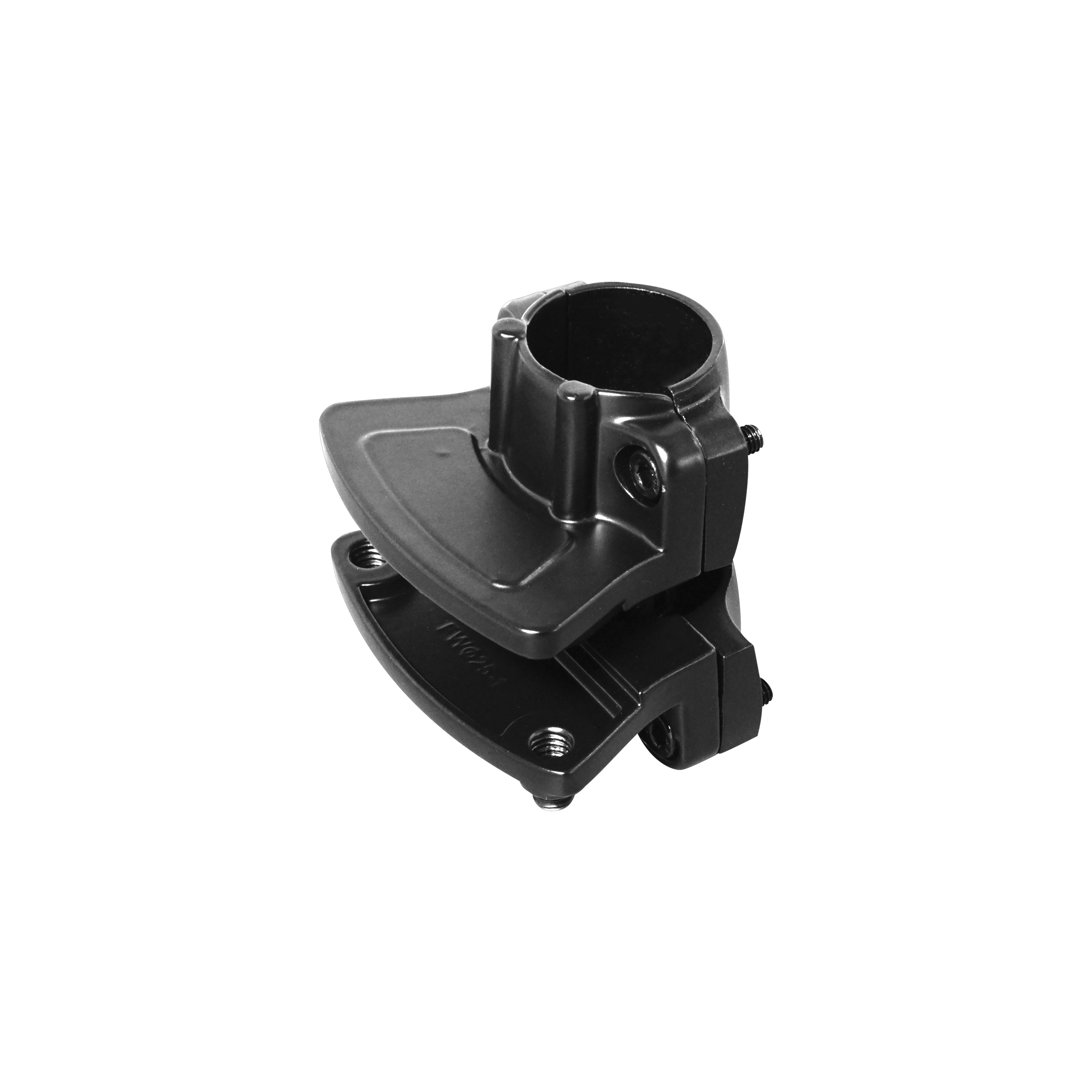 Wspornik półki do szafy Tris Black śr. 25 mm czarny Q25
