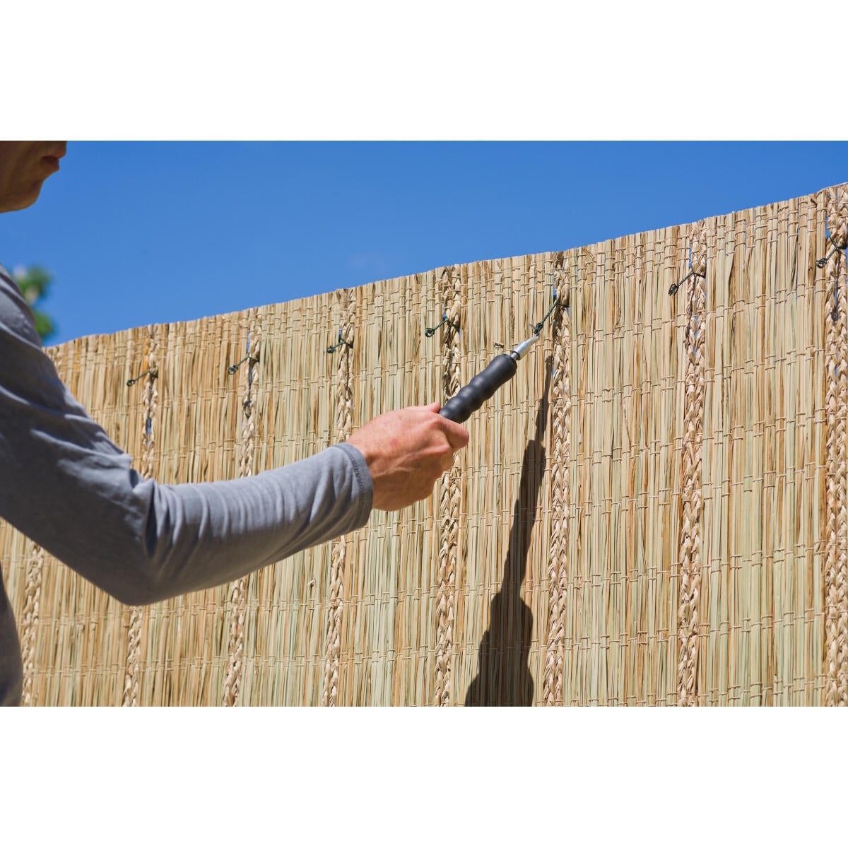 Lieur + 50 liens à boucle en acier galvanisé - 4