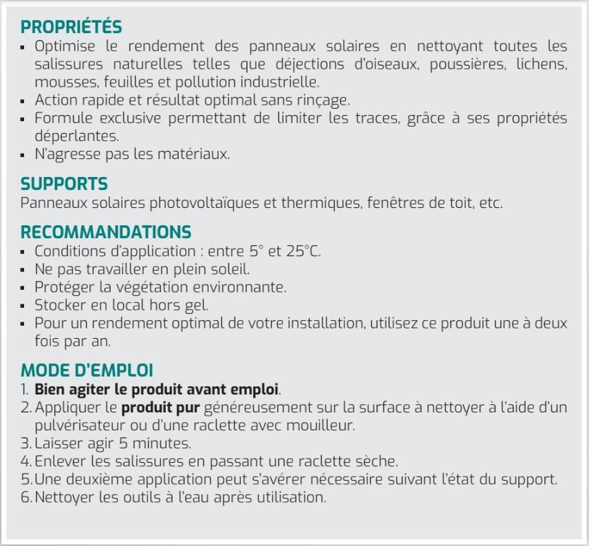 Nettoyant panneaux solaires 5 L Alginet solaire - ALGIMOUSS - 3