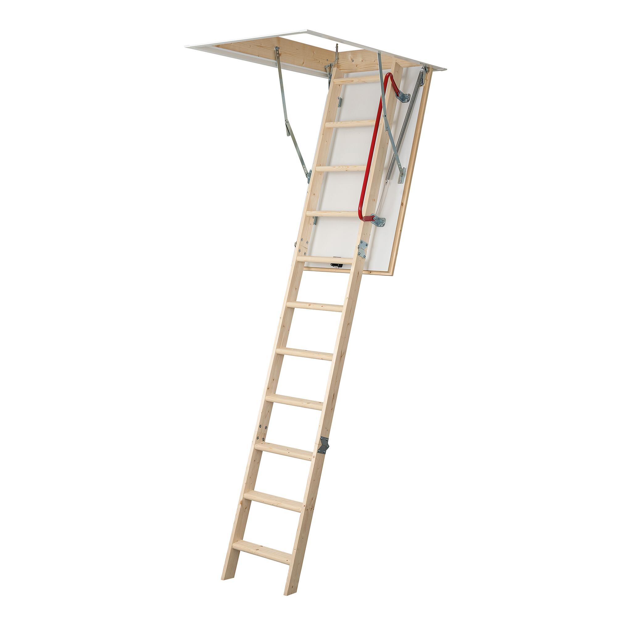 Schody strychowe drewniane Euroiso Pro 40 120x70 cm 284 cm DOLLE