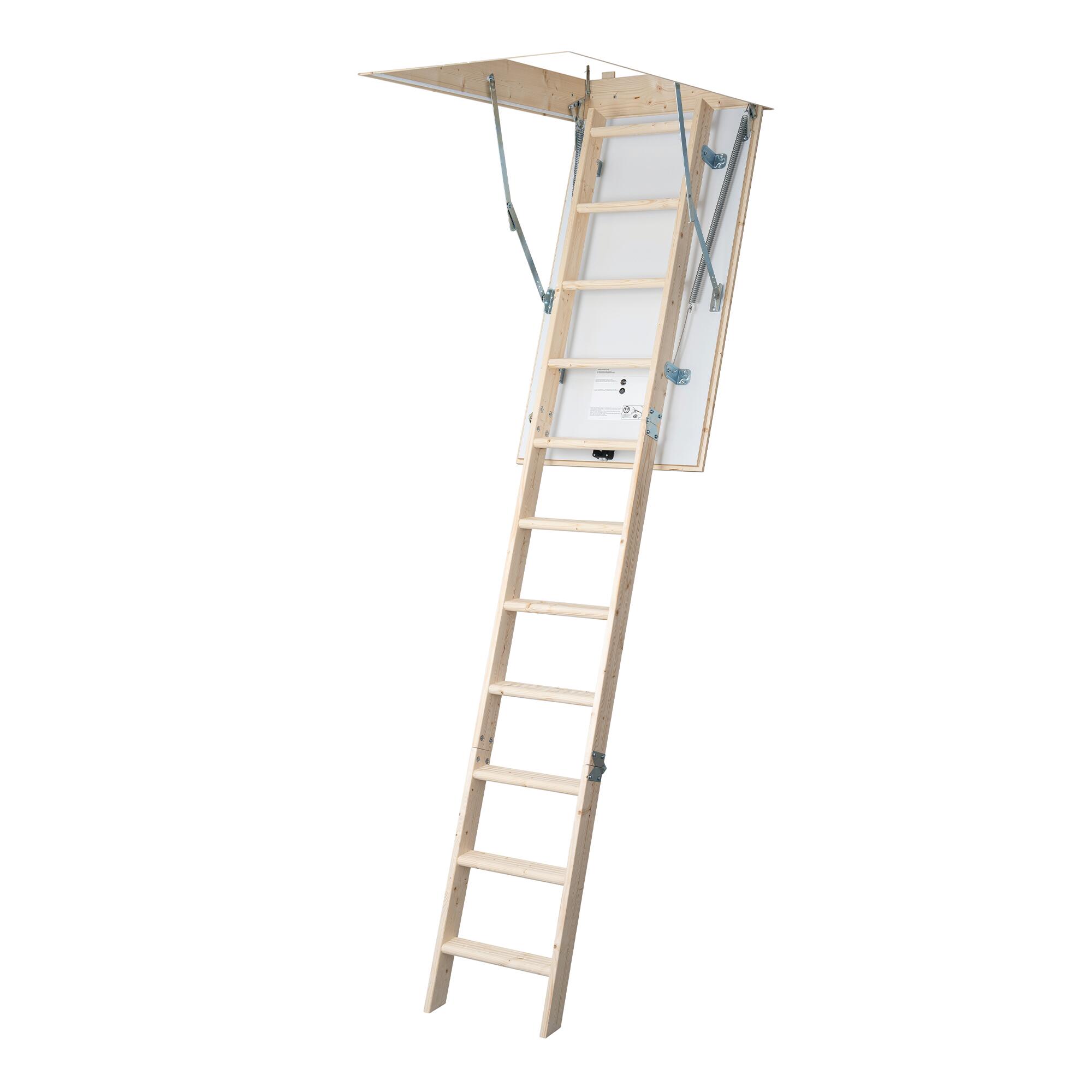 Schody strychowe drewniane EURO ISO 26 120x60 cm 282 cm Dolle - 5