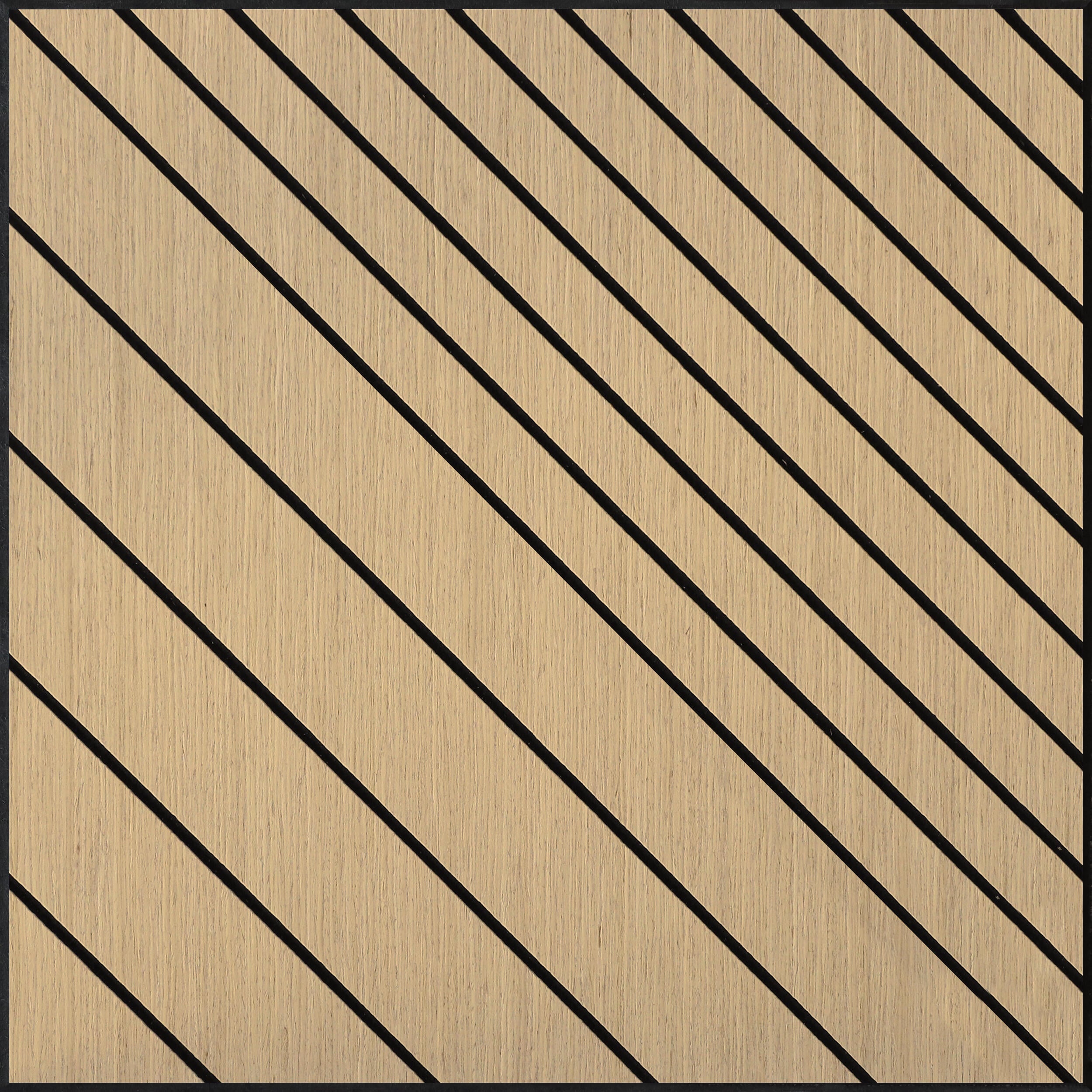 Panele ścienne 3D SOFT na czarnym filcu 50x50 cm Dąb Optical