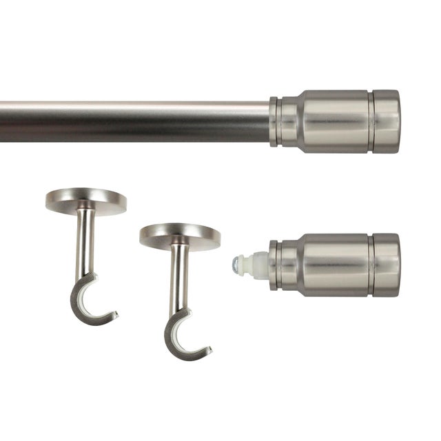 Set barra de metal diámetro 20mm cromo a techo 1.50m INSPIRE Kali cylinder