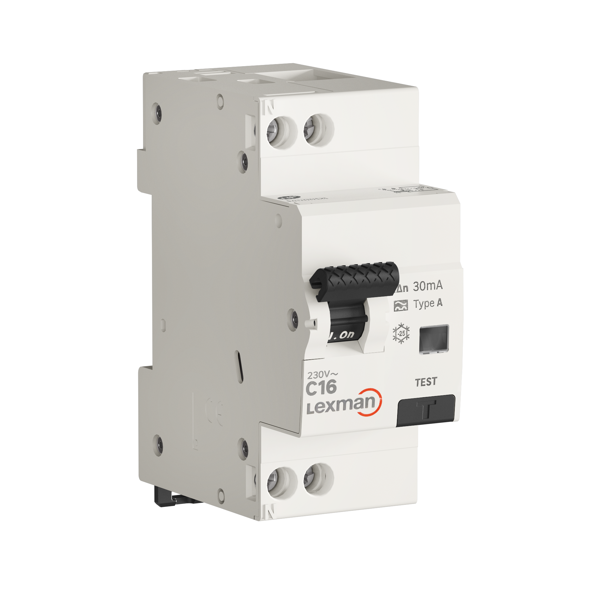 Disjonteur différentiel LEXMAN, 30 mA 16 A type A  - 3