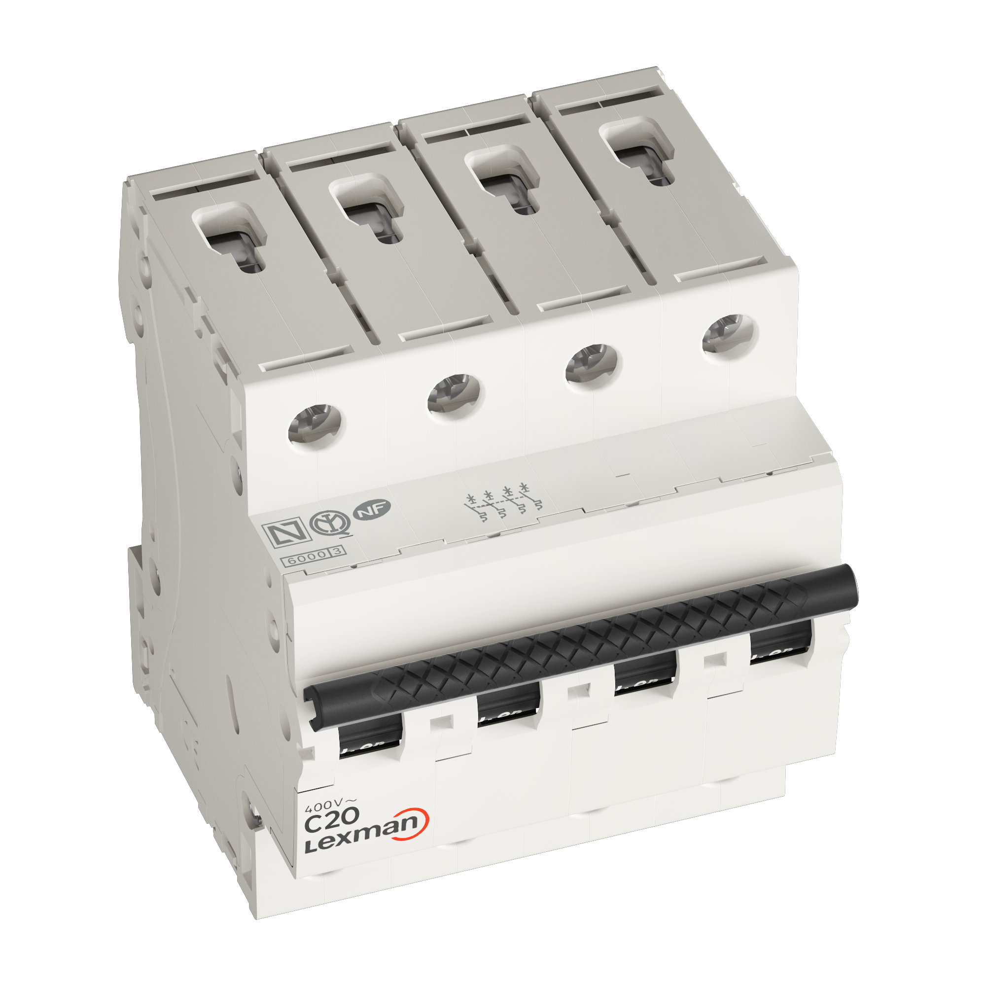 Disjoncteur tétrapolaire LEXMAN 20 A - 2