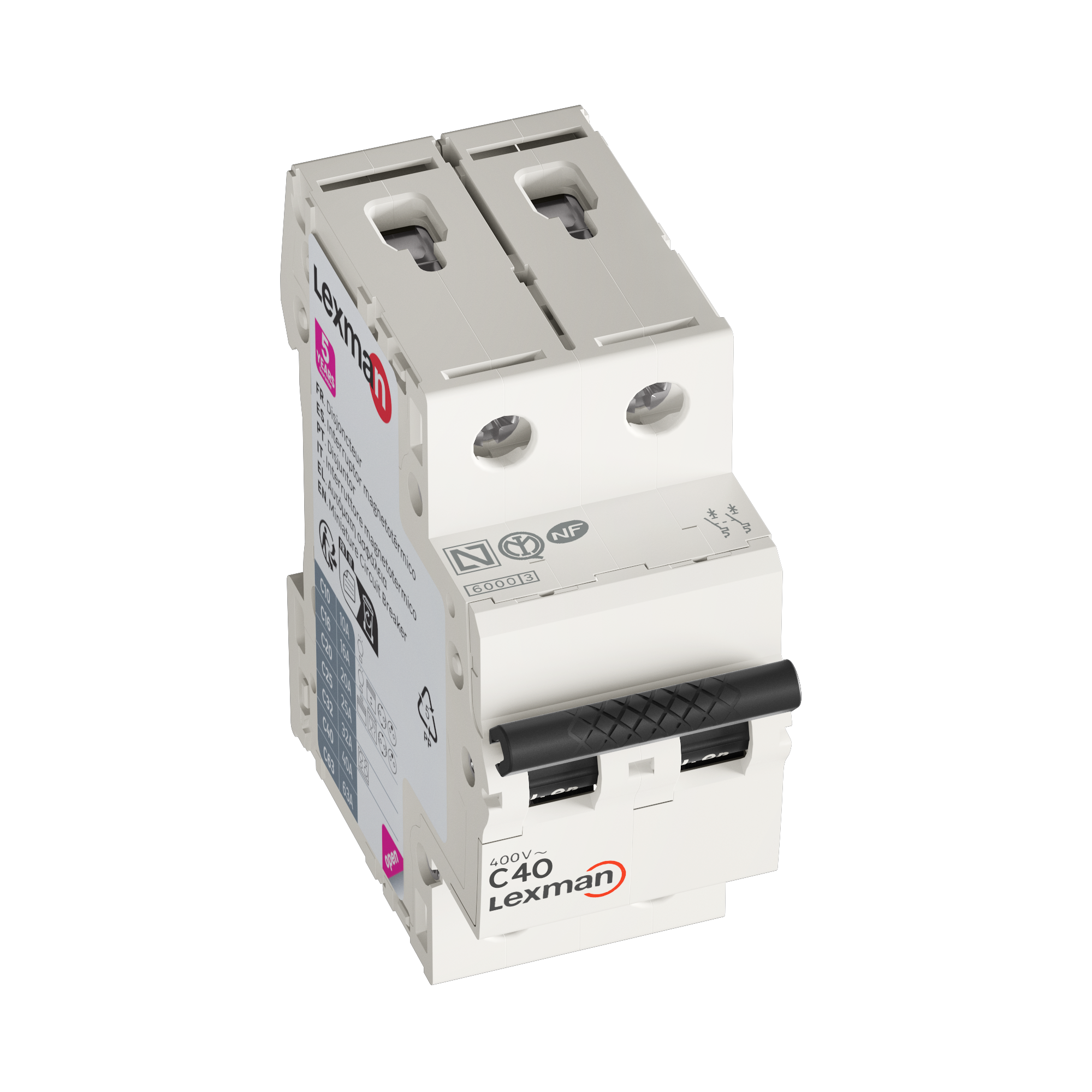 Interruptor magnetotérmico LEXMAN bipolar 40A - 4
