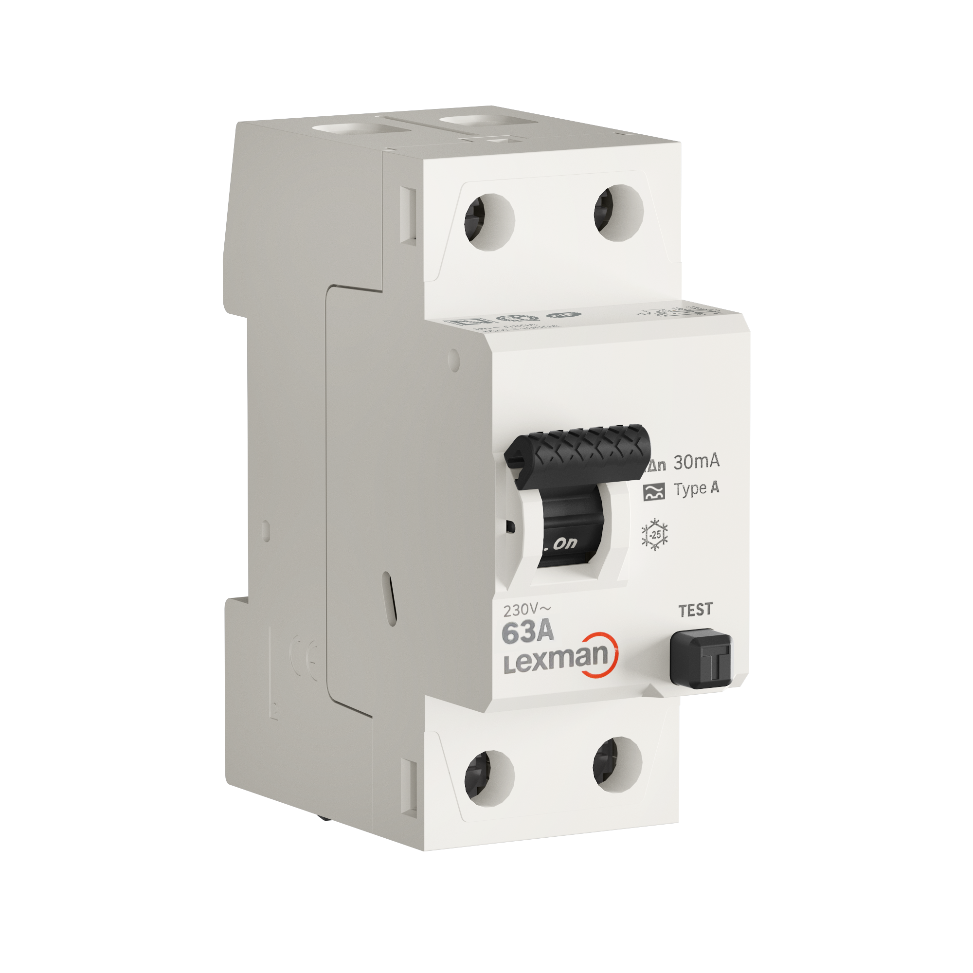 Interrupteur différentiel LEXMAN, 30 mA 63 A type A - 3