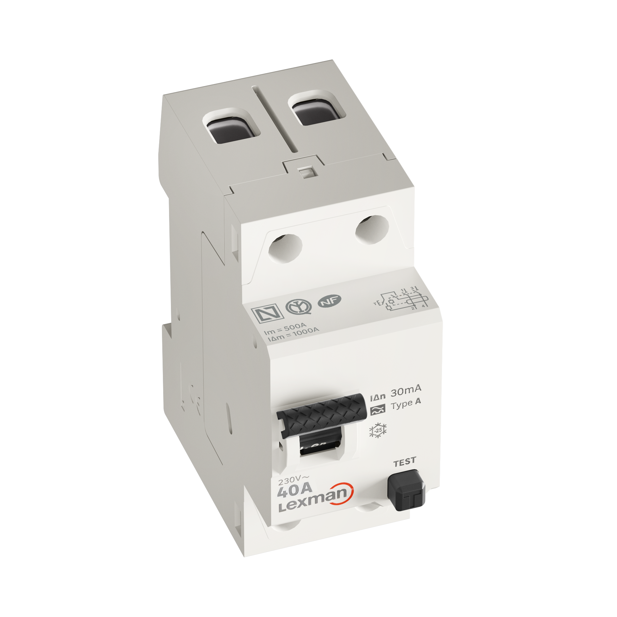 Interrupteur différentiel LEXMAN, 30 mA 40 A type A - 2