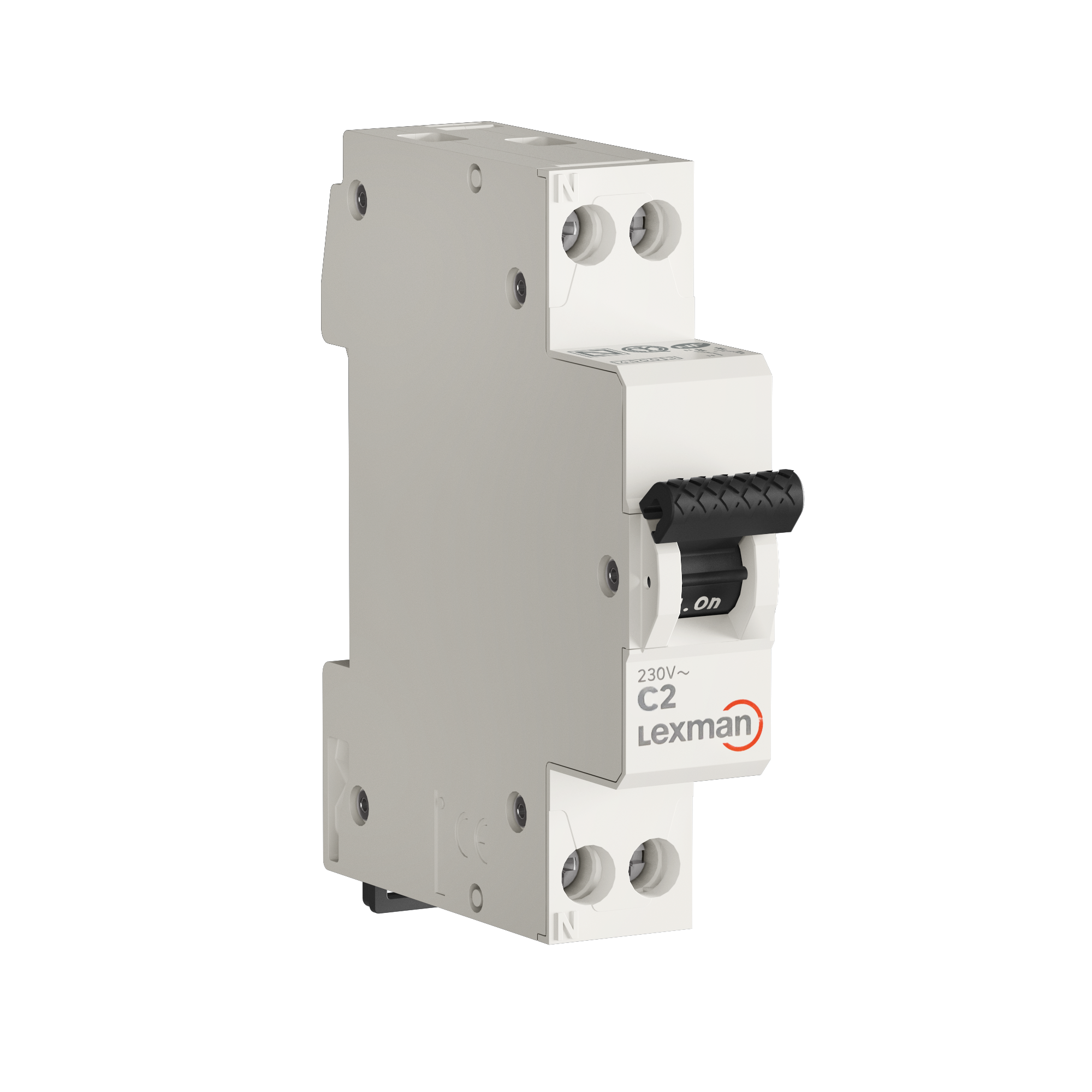 Disjoncteur phase + neutre LEXMAN 2 A - 3