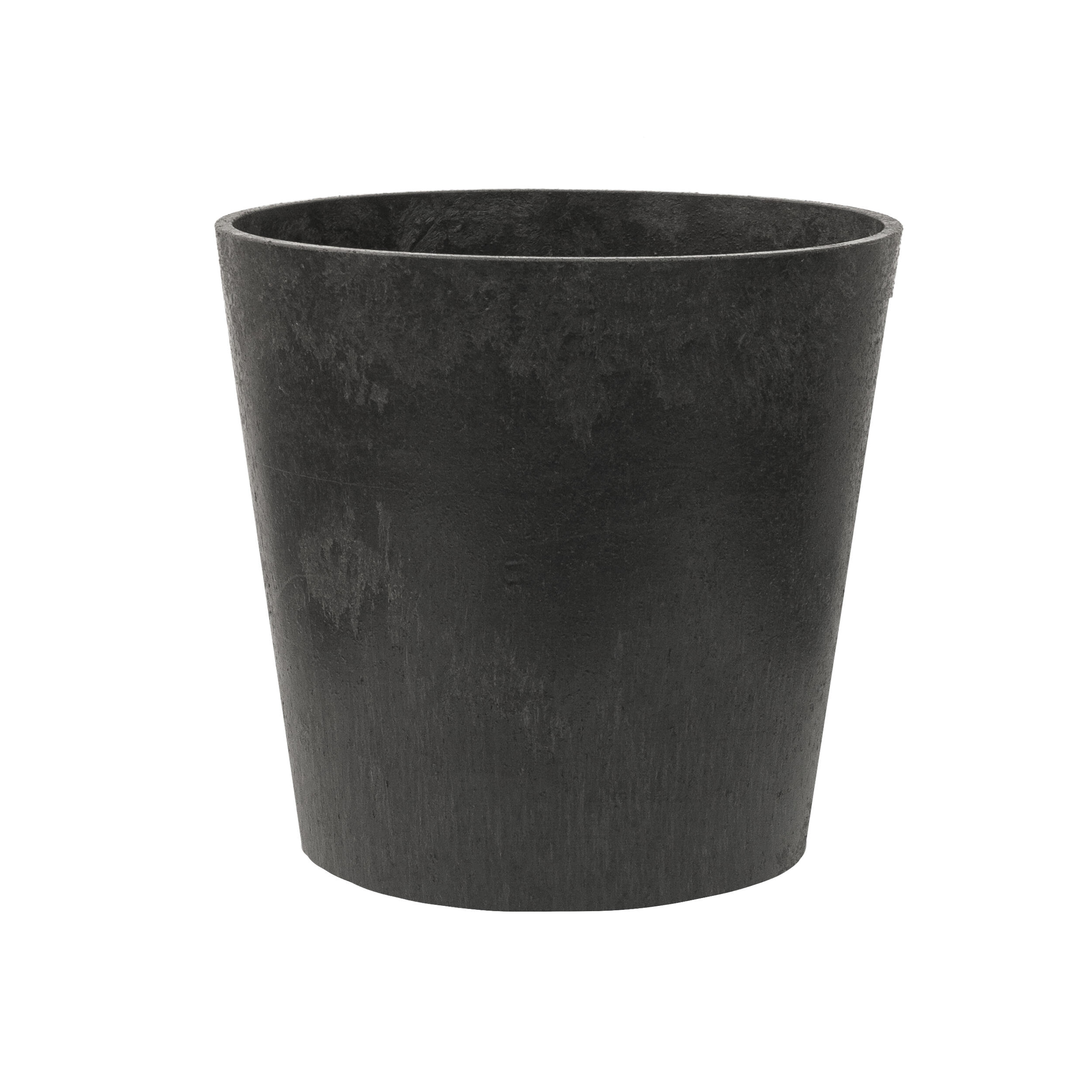 Maceta red caucho octavia 28cm negro