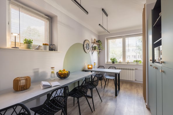 zdjęcie wyremontowanej kuchni w Jaworku