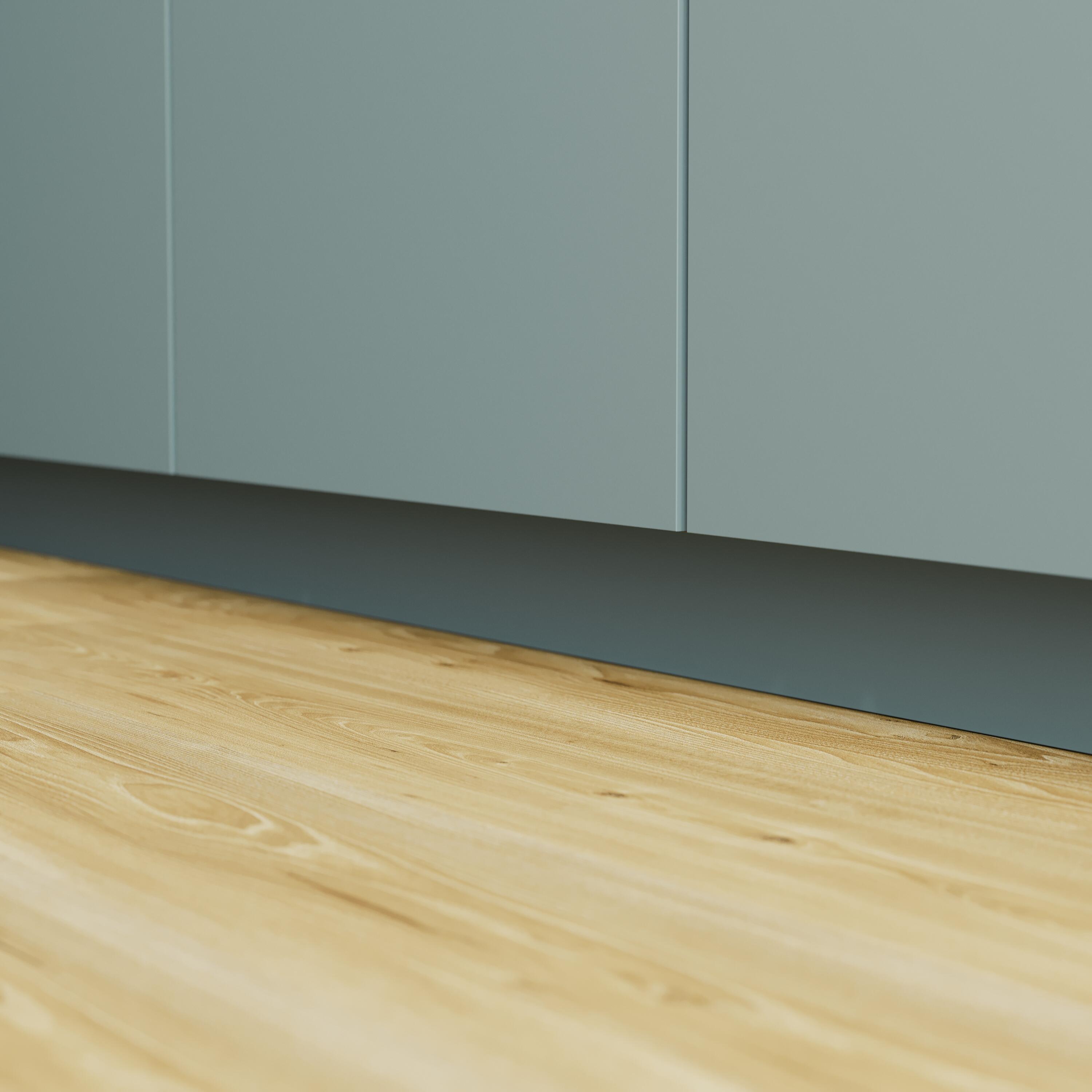 Plinthe de cuisine, Vienne bleu iceberg, H.15 x L.240 cm, Ep.13 mm DELINIA ID - 3