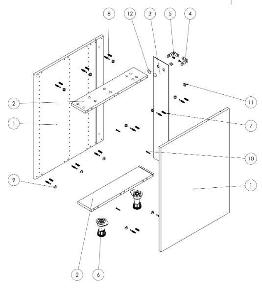 Caisson bas de cuisine DELINIA ID blanc H.76.8 x l.15 x P.58 cm - 7